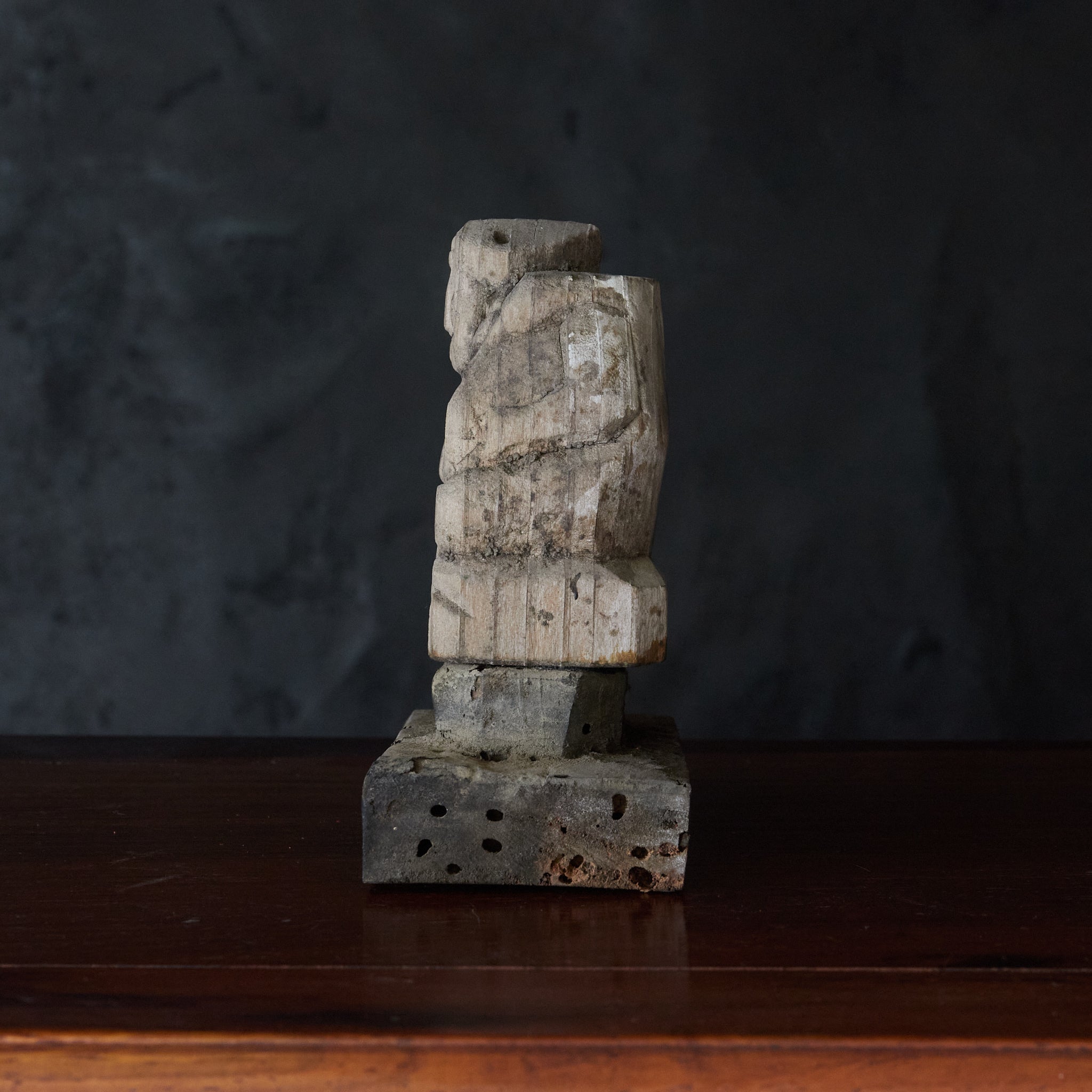 ESTATUA DE DAIKOKUTEN DE MADERA, Período Edo(1603–1867 d. C.)