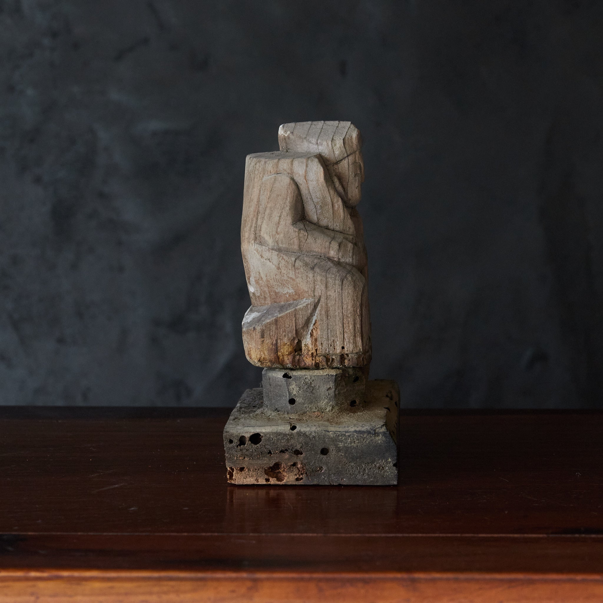 ESTATUA DE DAIKOKUTEN DE MADERA, Período Edo(1603–1867 d. C.)