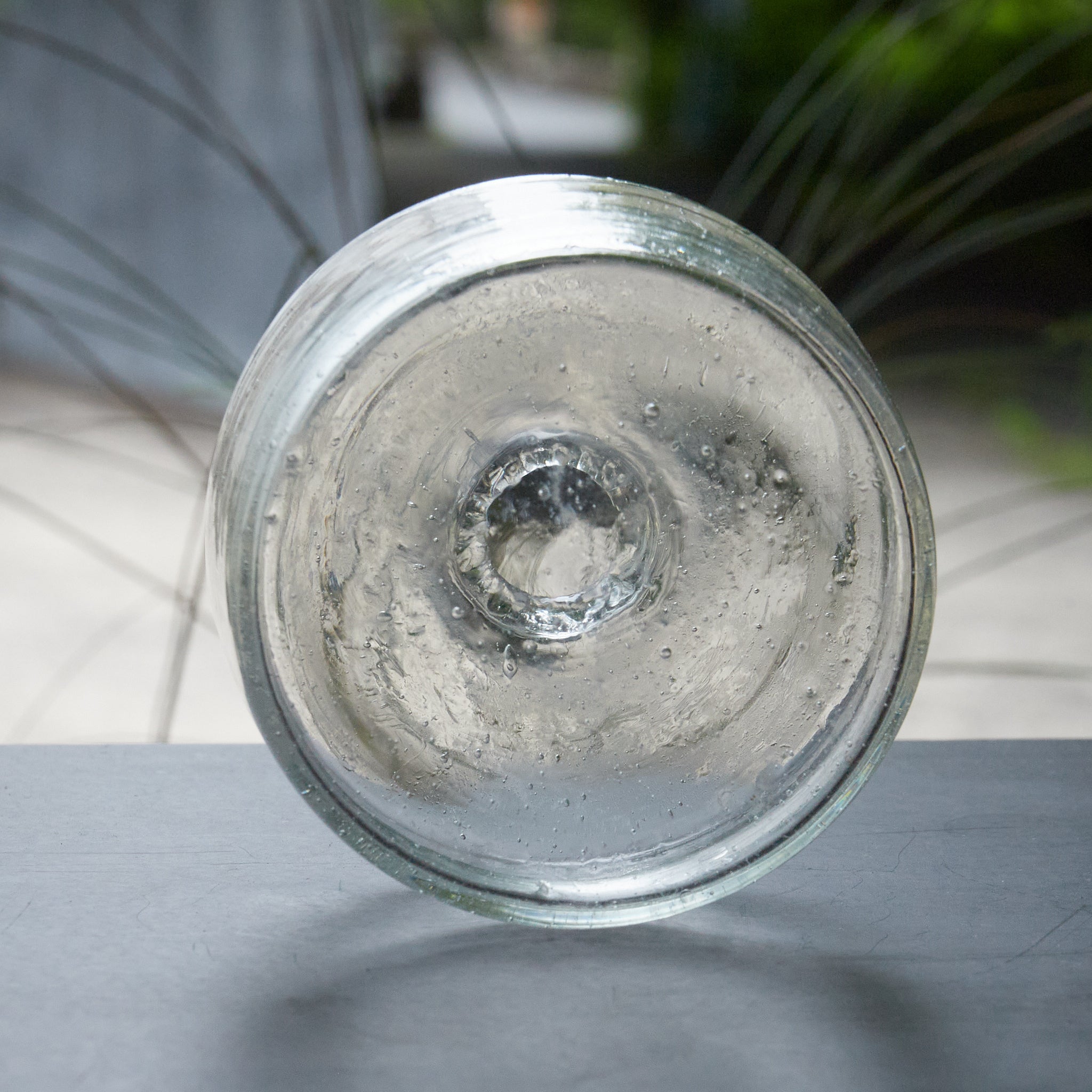 KLEINE GEWELLTGLÄSERNE FLASCHE, Taisho-Zeit(1912–1926 n. Chr.)