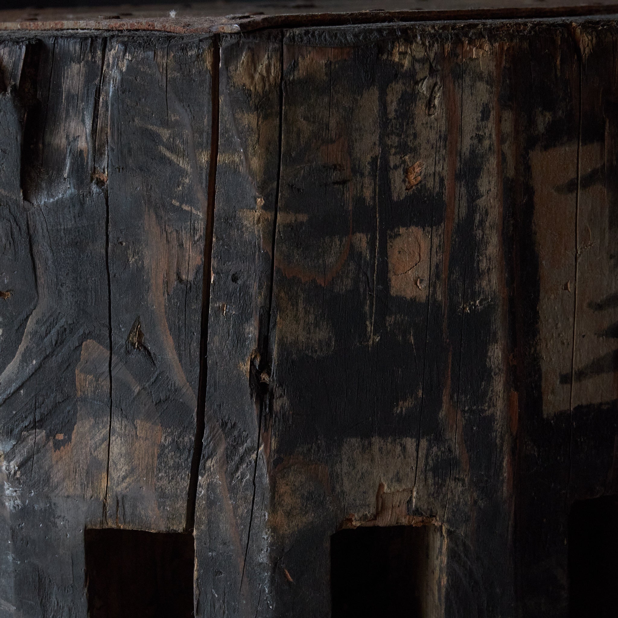 DE BLOQUE DE MADERA, Material antiguo, Período Showa(1926–1989 d. C.)
