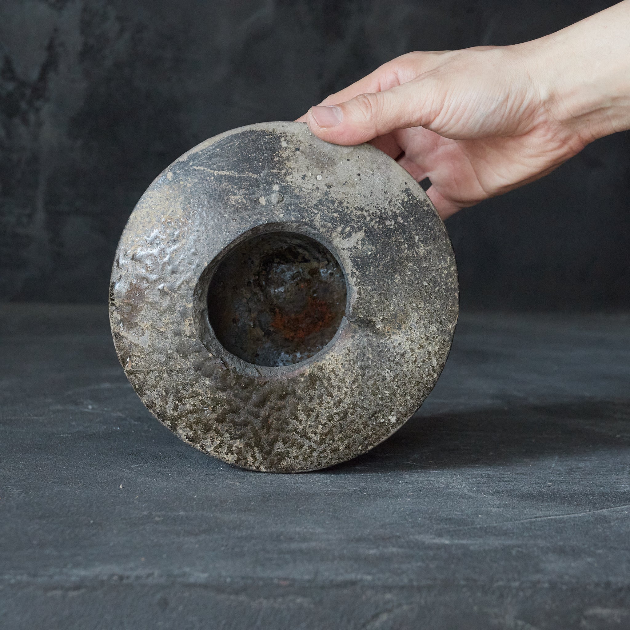 長頸壺(殘片)(平安時代, 西元794年–1185年)