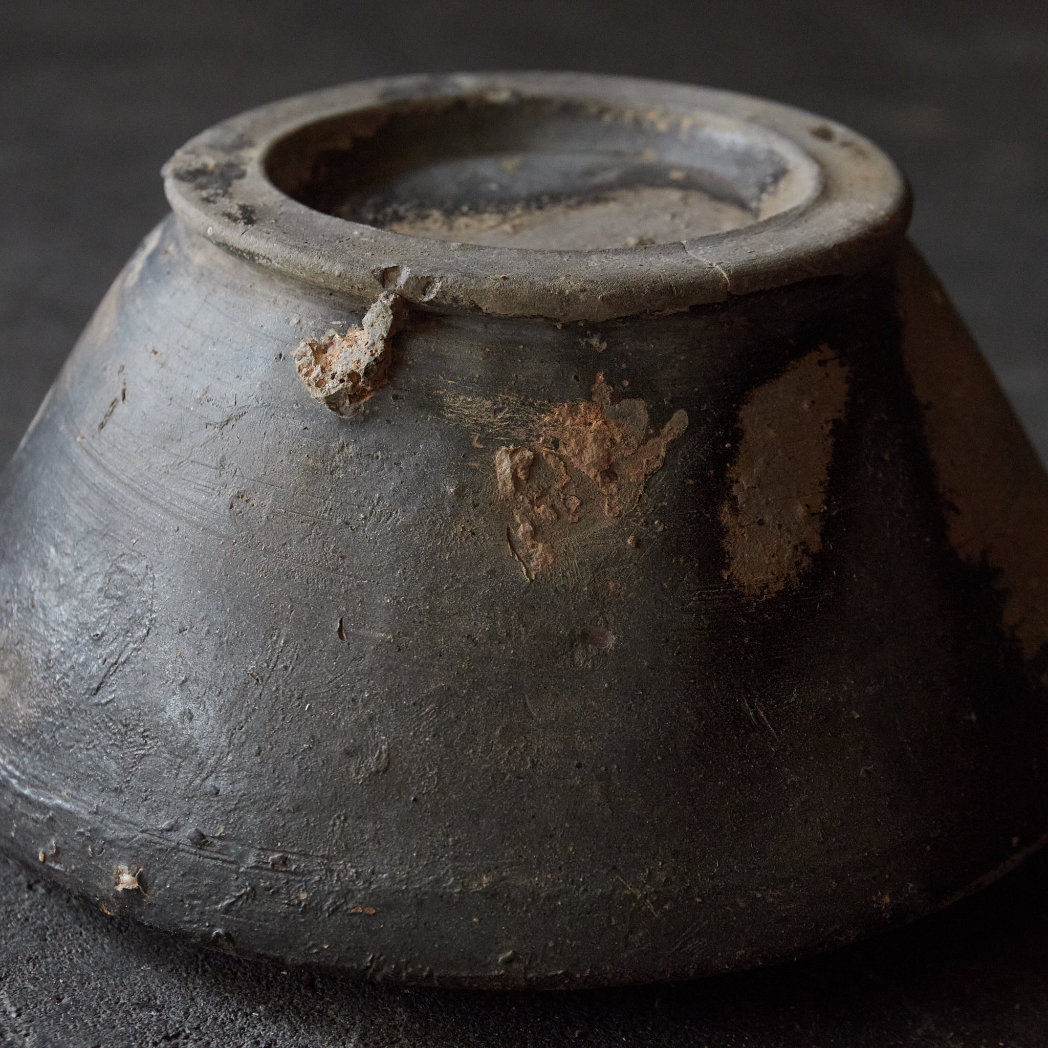 長頸壺(殘片)(平安時代, 西元794年–1185年)
