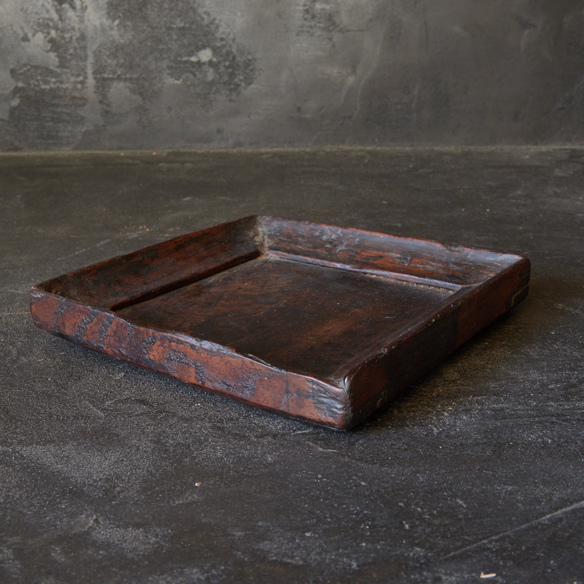 BANDEJA CUADRADA PARA SENCHA DE MADERA, a5, Dinastía Joseon(1392–1897 d. C.)