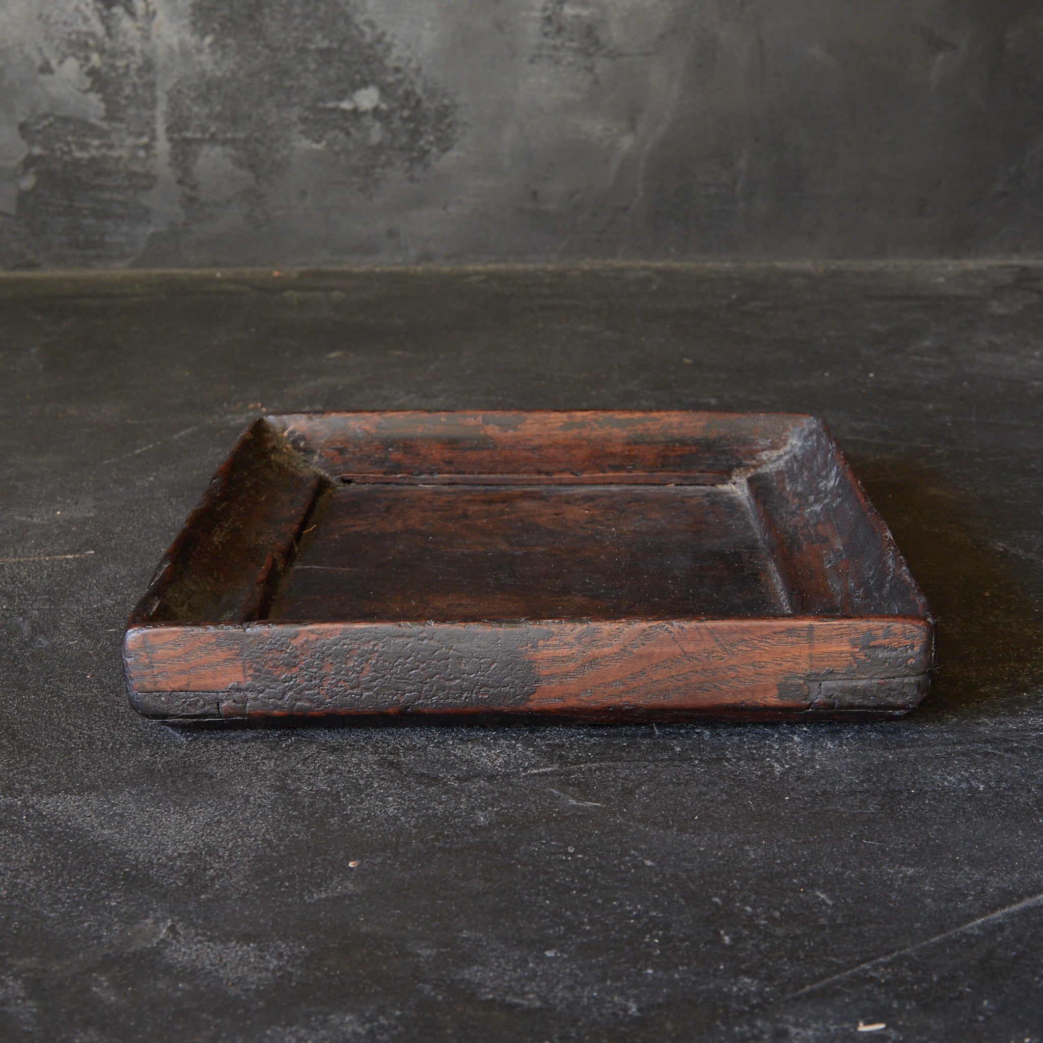BANDEJA CUADRADA PARA SENCHA DE MADERA, a5, Dinastía Joseon(1392–1897 d. C.)