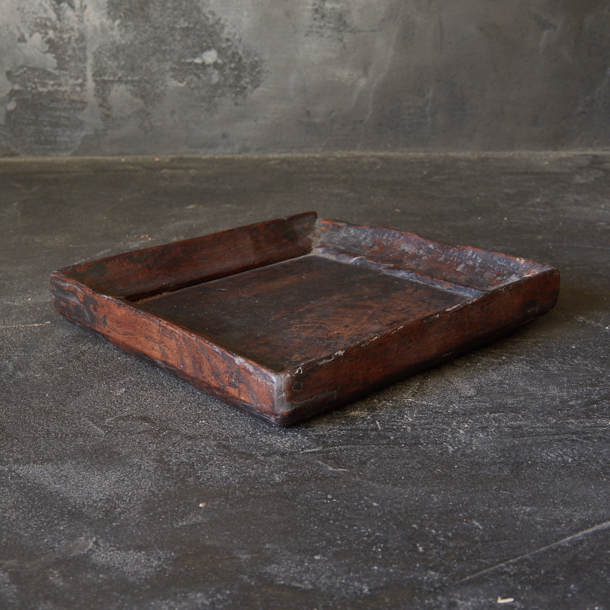 BANDEJA CUADRADA PARA SENCHA DE MADERA, a5, Dinastía Joseon(1392–1897 d. C.)