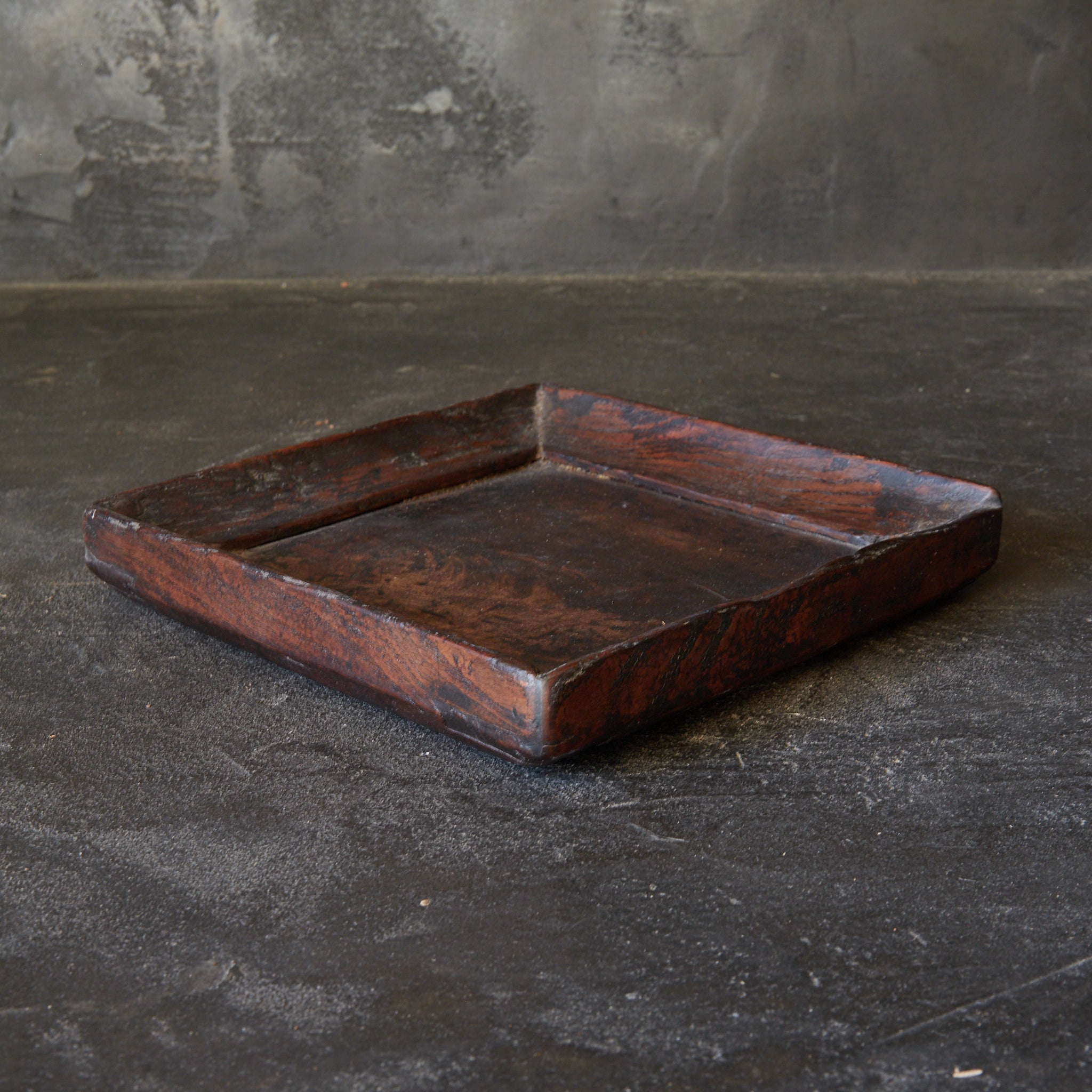 BANDEJA CUADRADA PARA SENCHA DE MADERA, a5, Dinastía Joseon(1392–1897 d. C.)