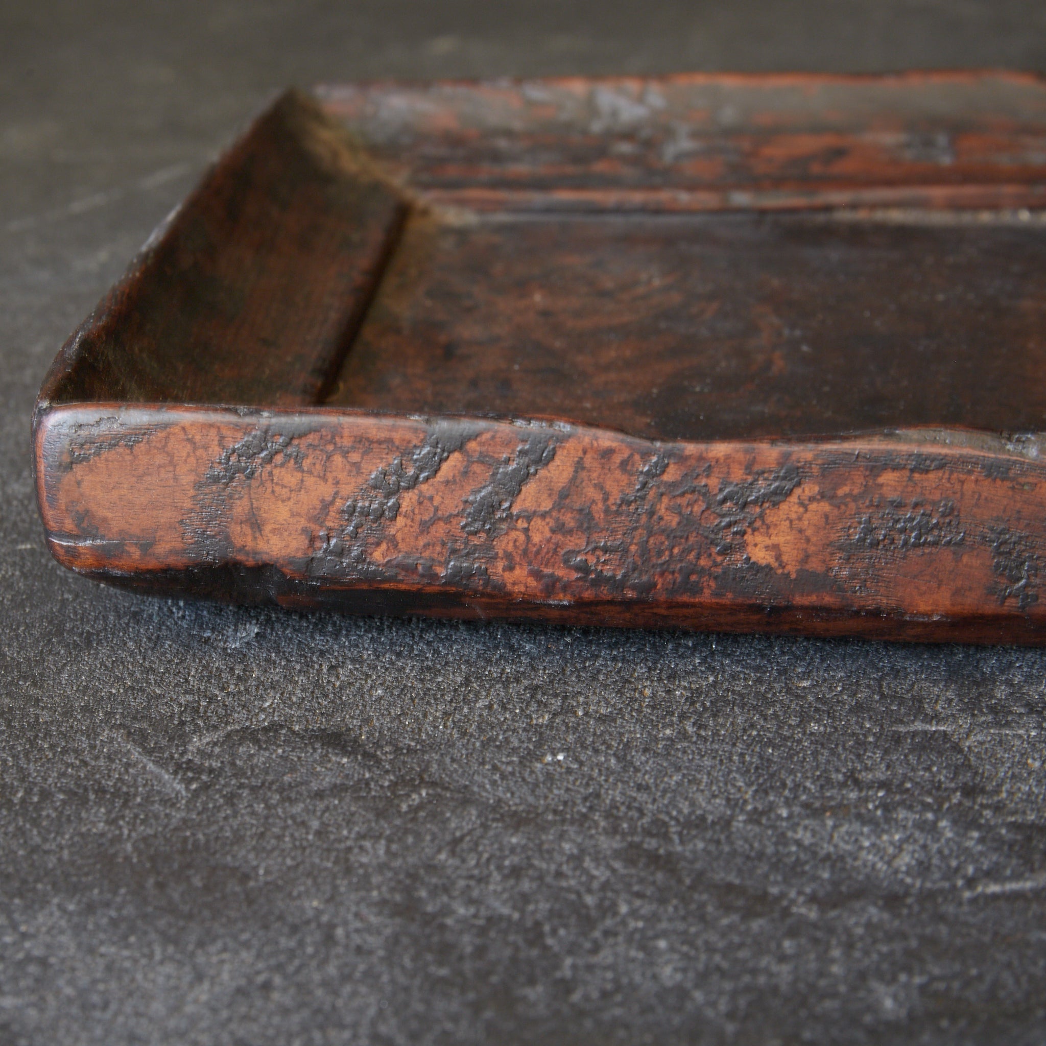 BANDEJA CUADRADA PARA SENCHA DE MADERA, a5, Dinastía Joseon(1392–1897 d. C.)