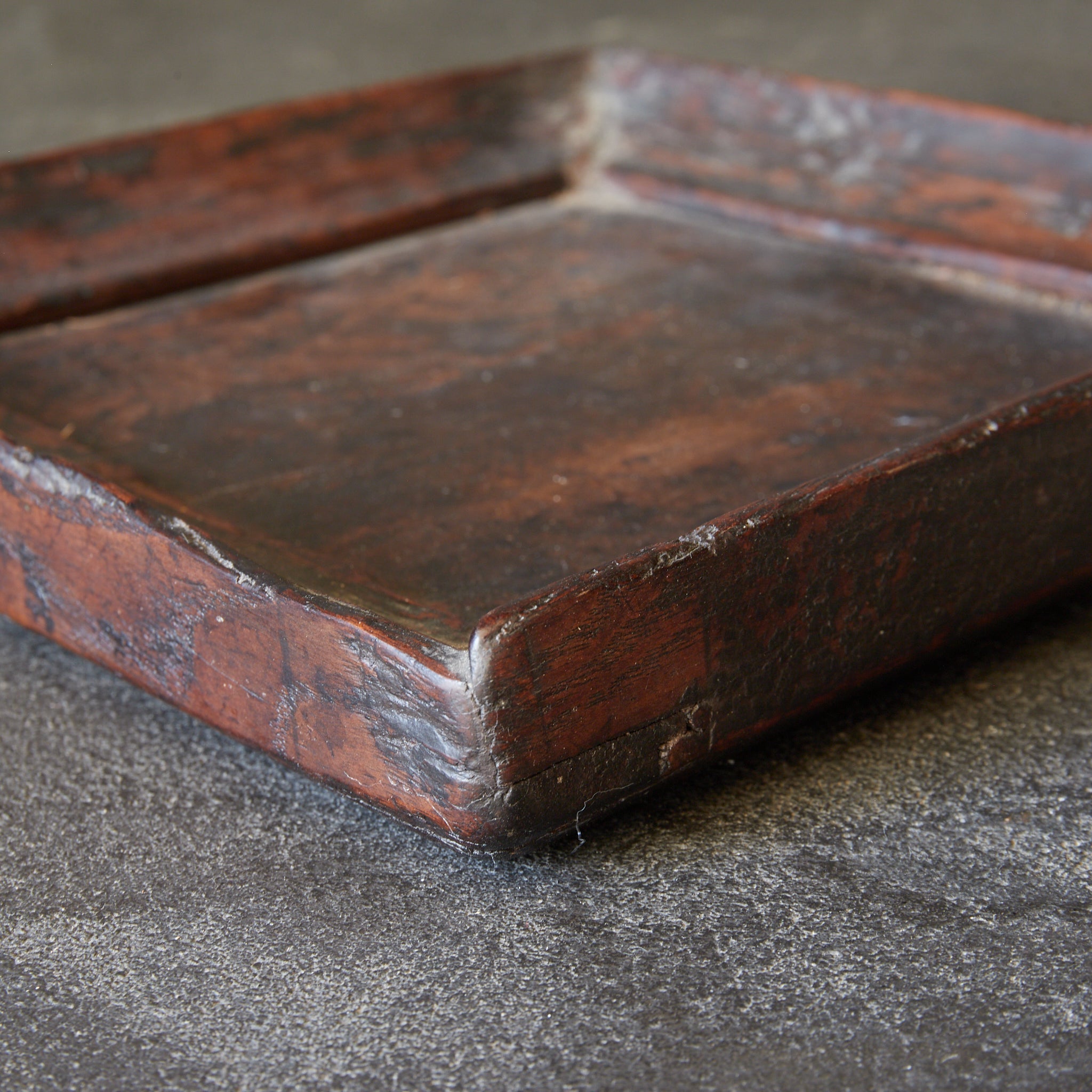 BANDEJA CUADRADA PARA SENCHA DE MADERA, a5, Dinastía Joseon(1392–1897 d. C.)
