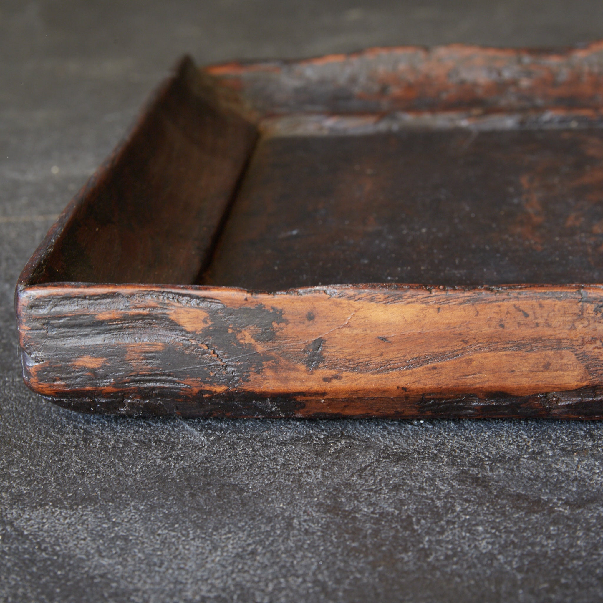 BANDEJA CUADRADA PARA SENCHA DE MADERA, a5, Dinastía Joseon(1392–1897 d. C.)
