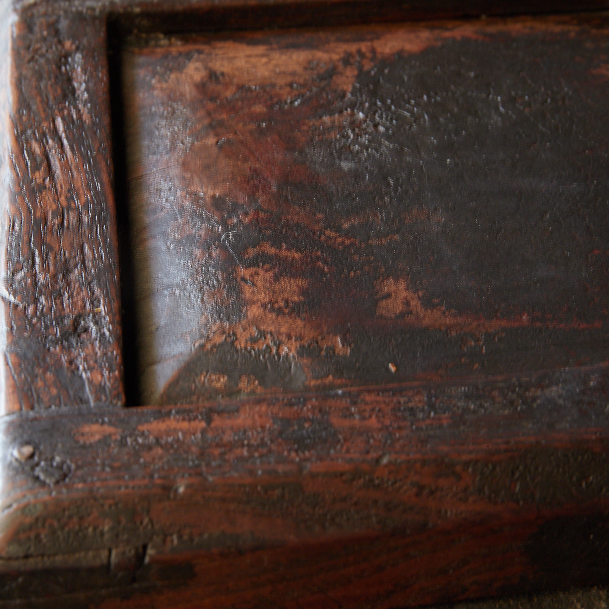 BANDEJA CUADRADA PARA SENCHA DE MADERA, a5, Dinastía Joseon(1392–1897 d. C.)