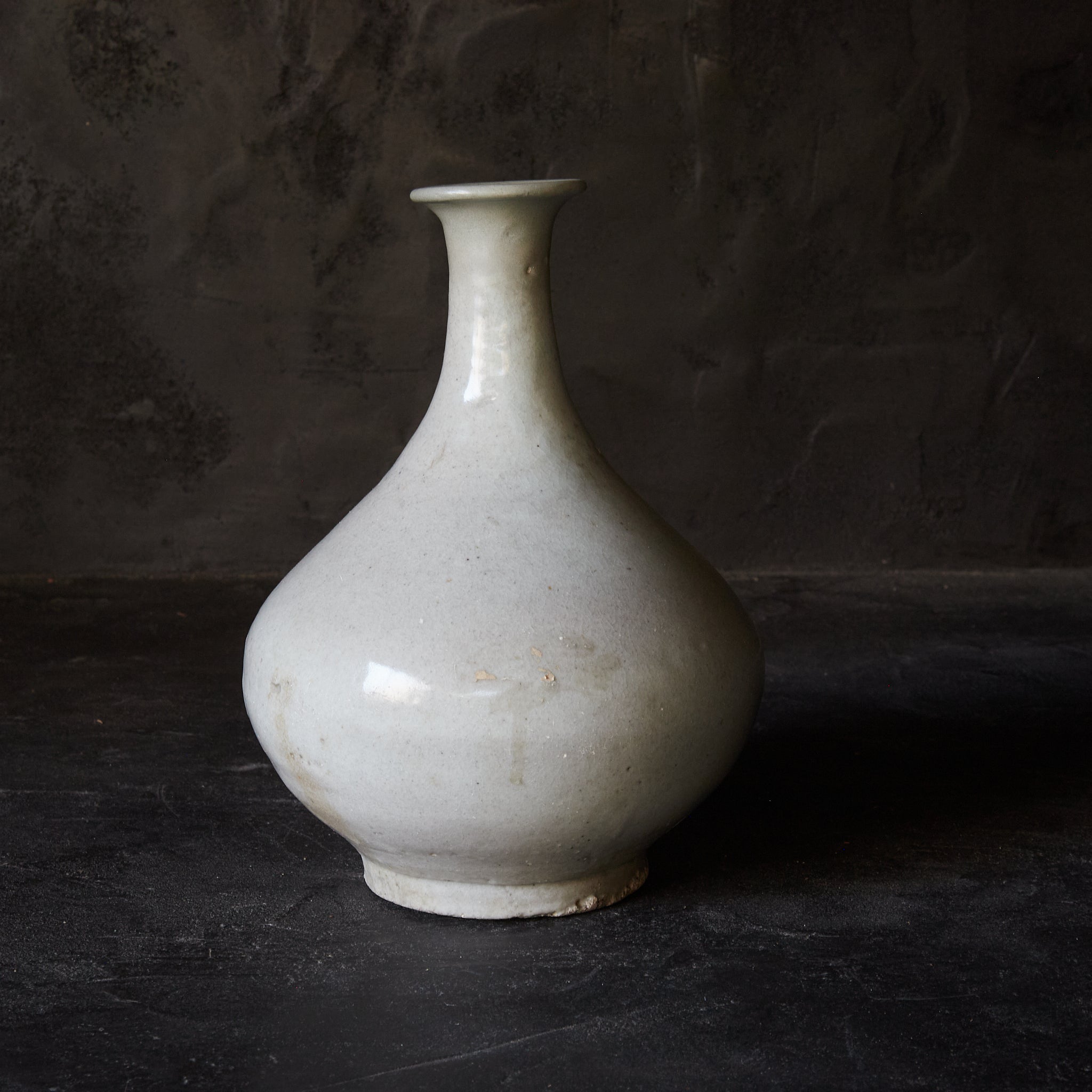 TURNIP-SHAPED BOTTLE, White porcelain, Joseon Dynasty(1392–1897CE)