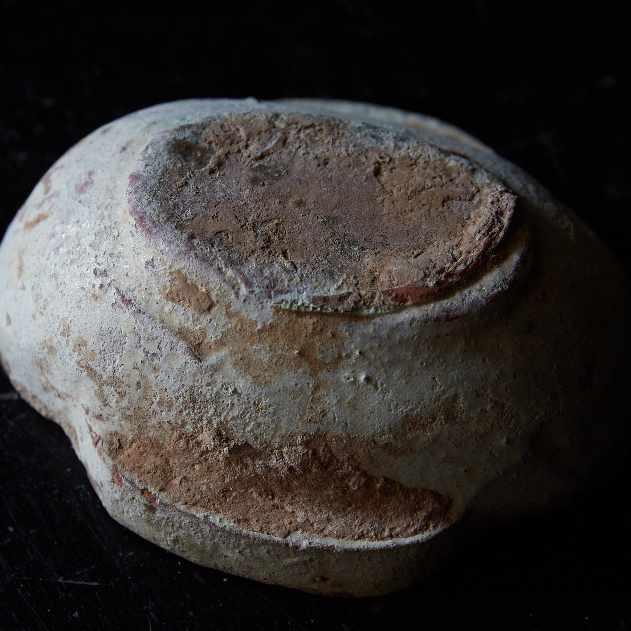 COPA DE OREJAS, Vidriado verde iridiscente, Dinastía Han(206 a. C.–220 d. C.)