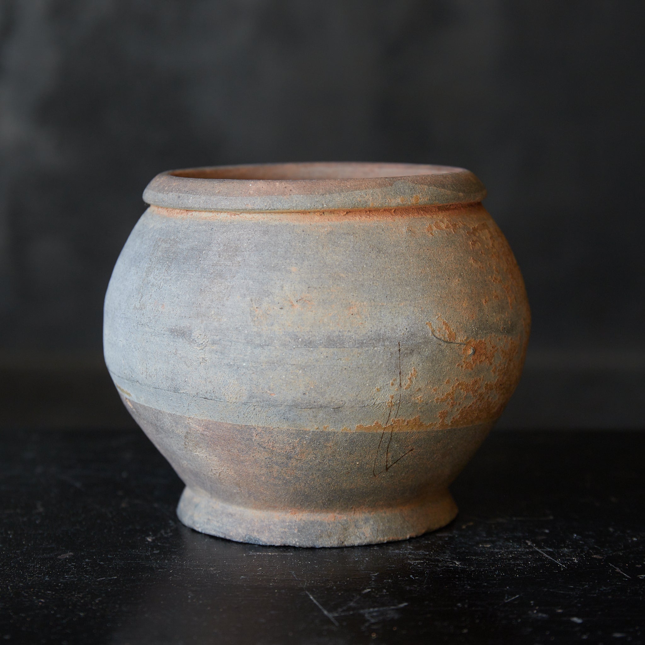 JARRA, horno Yuezhou, vidriado amarillo, Dinastía Tang(618–907 d. C.)