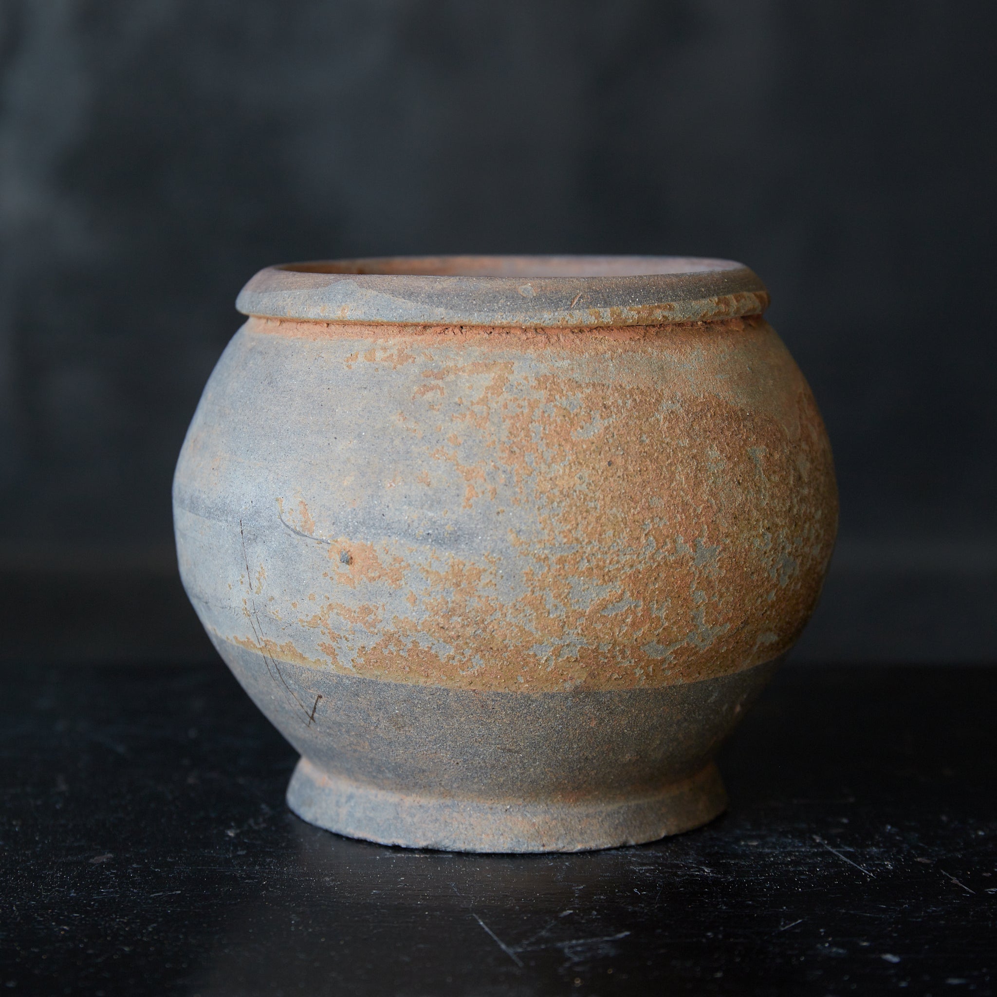 JARRA, horno Yuezhou, vidriado amarillo, Dinastía Tang(618–907 d. C.)