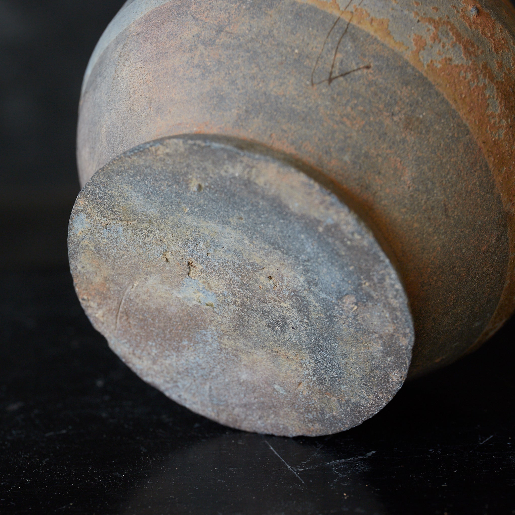 JARRA, horno Yuezhou, vidriado amarillo, Dinastía Tang(618–907 d. C.)