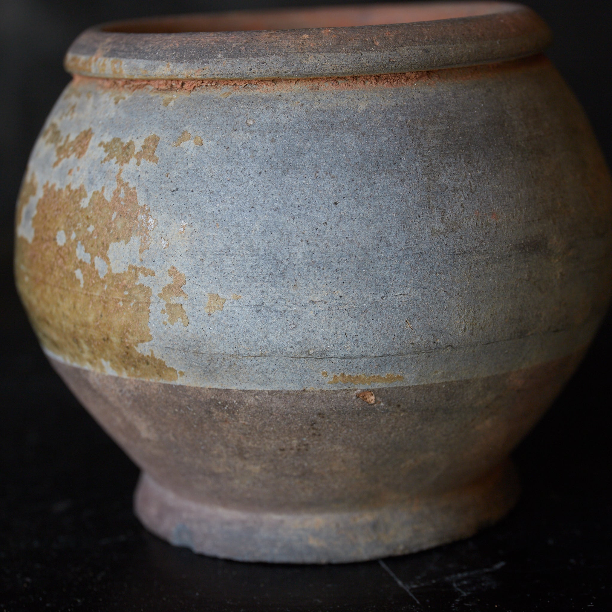 JARRA, horno Yuezhou, vidriado amarillo, Dinastía Tang(618–907 d. C.)