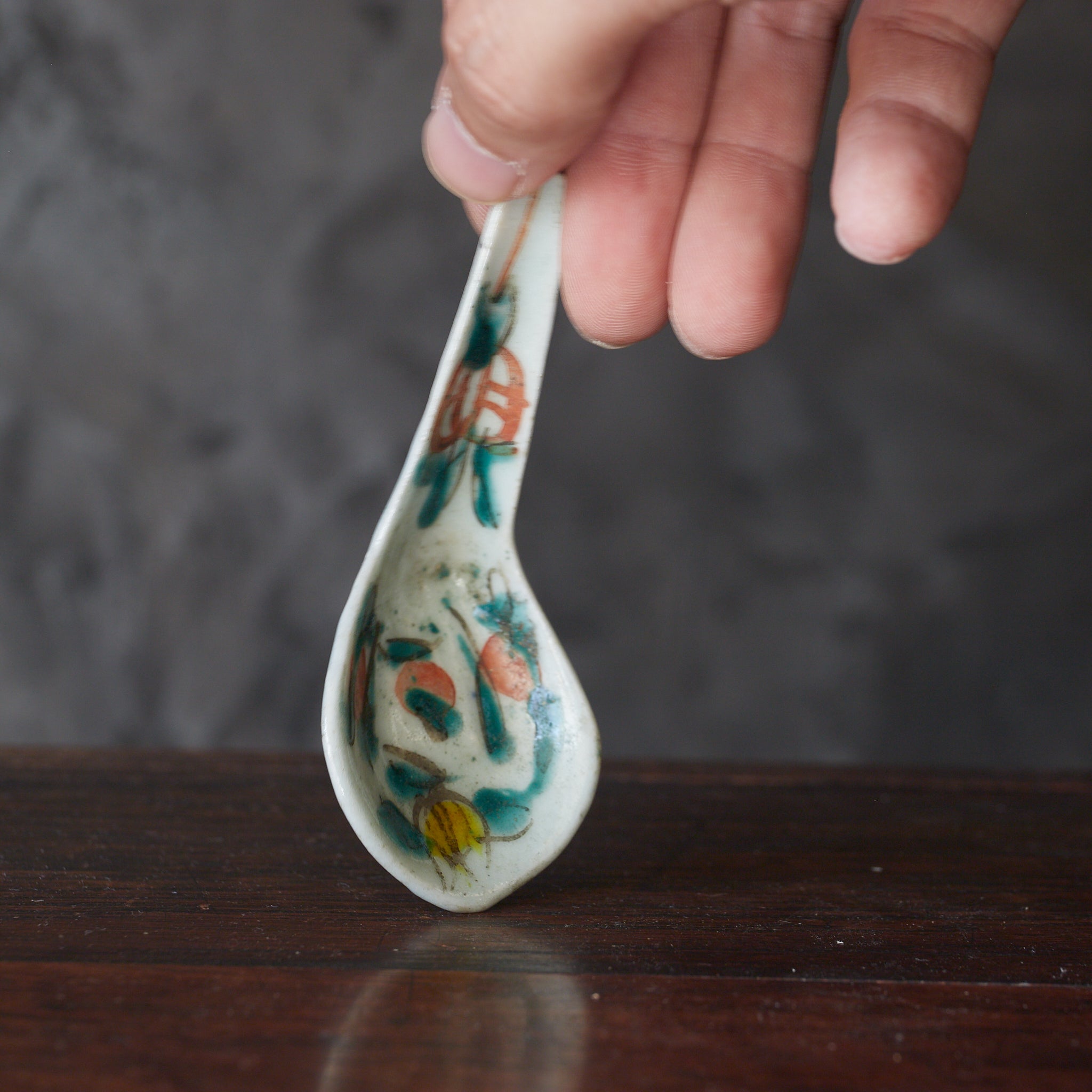 CHINESISCHER SUPPENLÖFFEL, a5, Qing-Dynastie(1616–1911 n. Chr.)