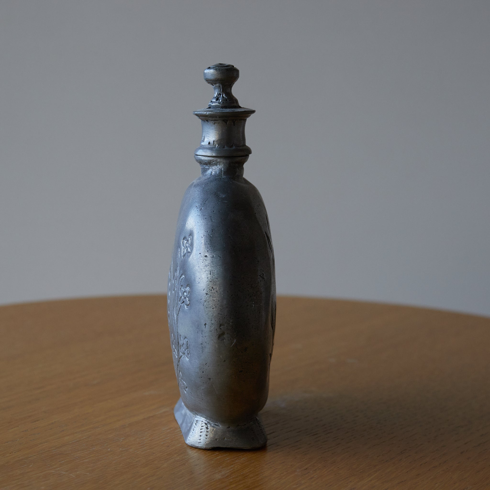 PEWTER FLASK, 19th century, Modern(19th–20th centuries)