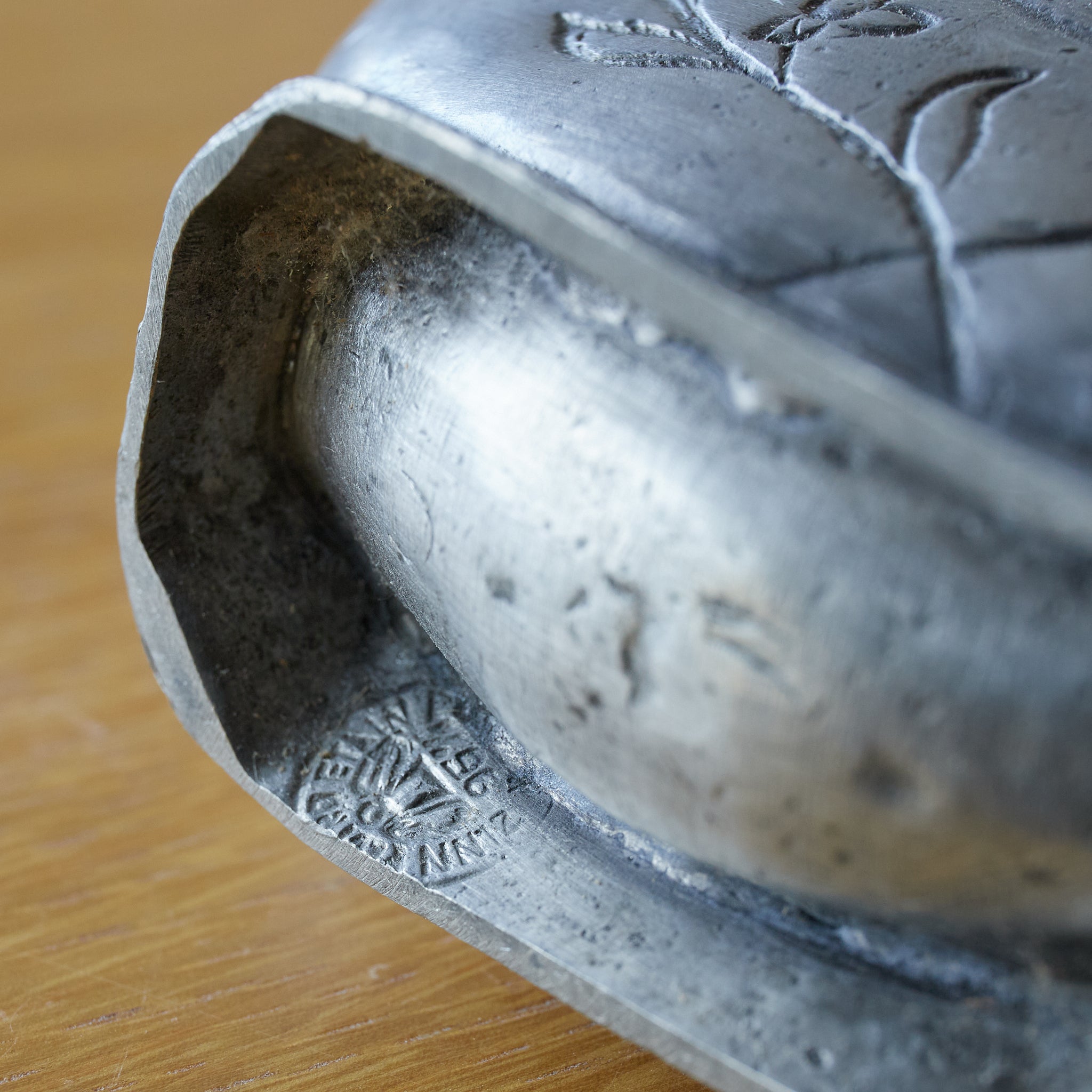 PEWTER FLASK, 19th century, Modern(19th–20th centuries)
