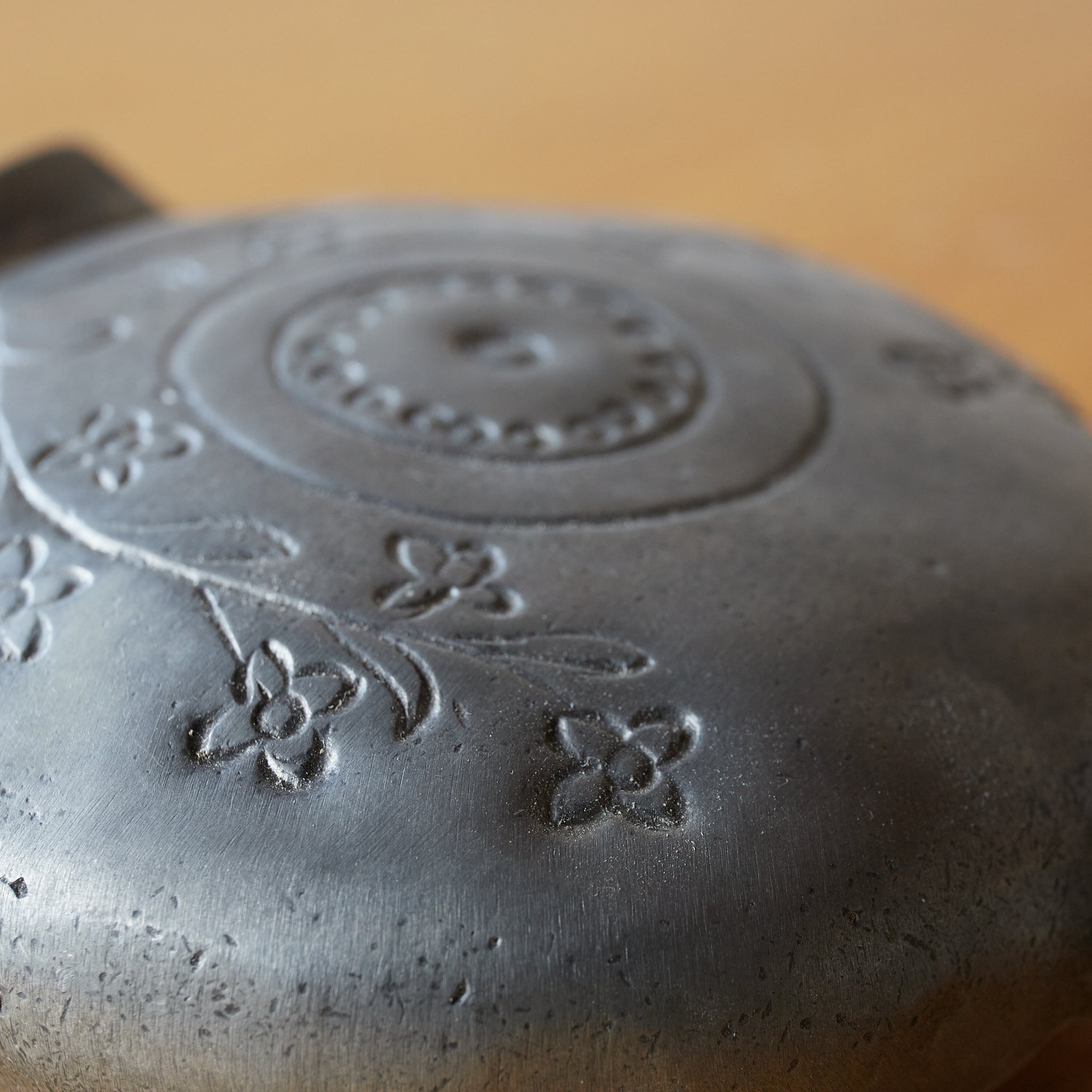 PEWTER FLASK, 19th century, Modern(19th–20th centuries)