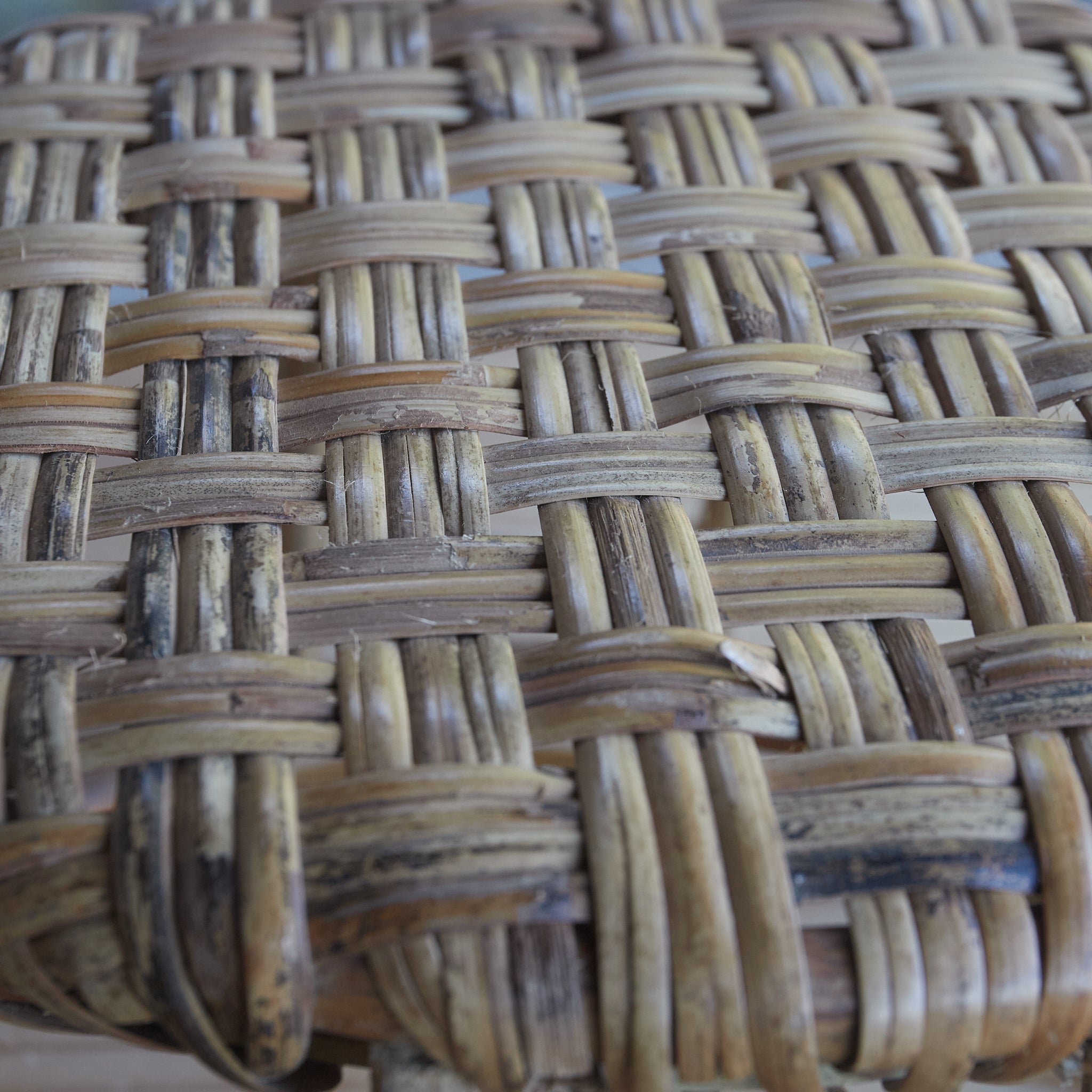 BAMBOO-WOVEN LOW STOOL, Yao, a3, Early Modern Period(16th–19th centuries)