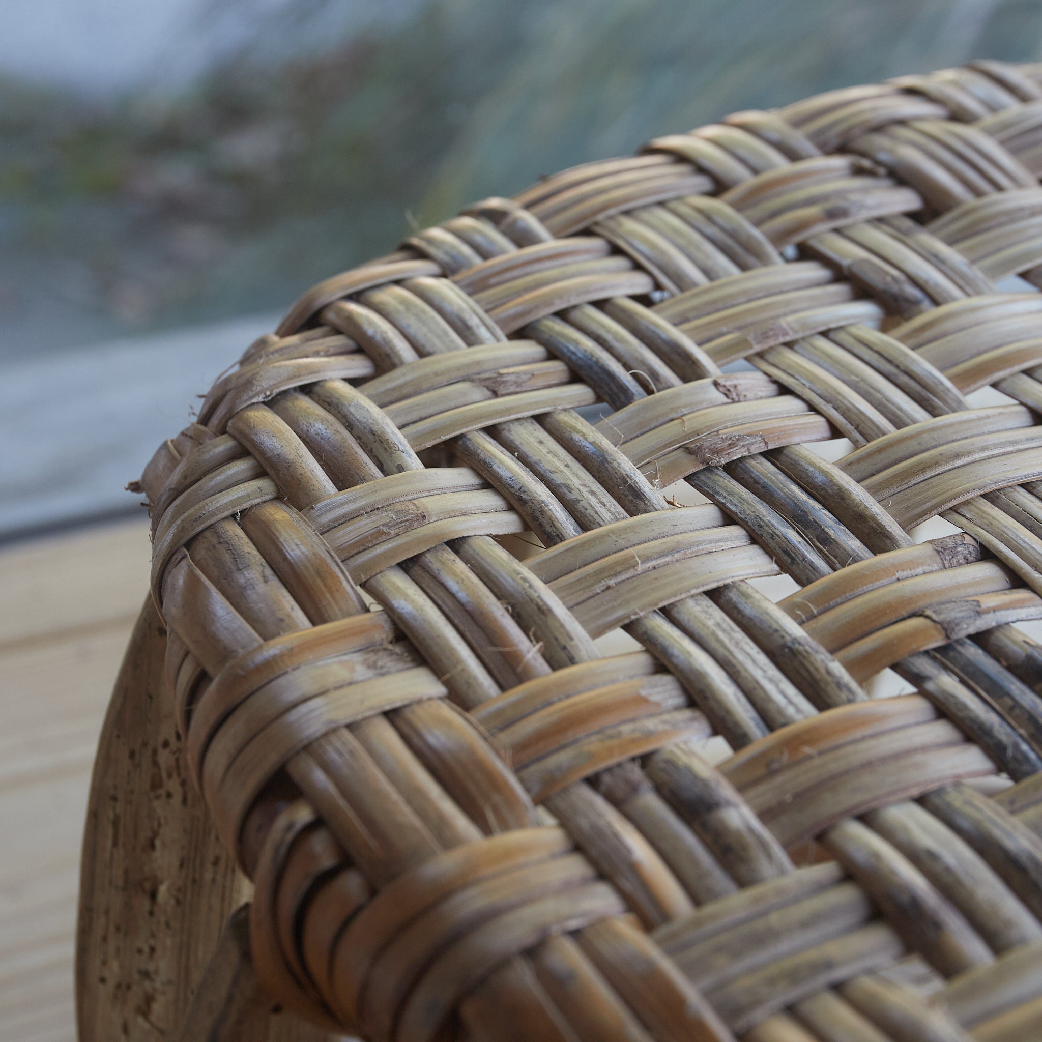 BAMBOO-WOVEN LOW STOOL, Yao, a3, Early Modern Period(16th–19th centuries)