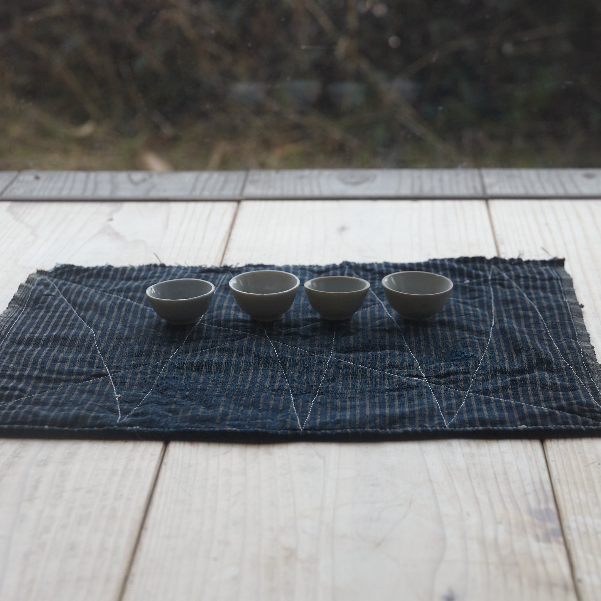 PAÑO DE TÉ PARA VIAJE VIEJO, b3, Período Meiji–Taisho(1868–1926 d. C.)