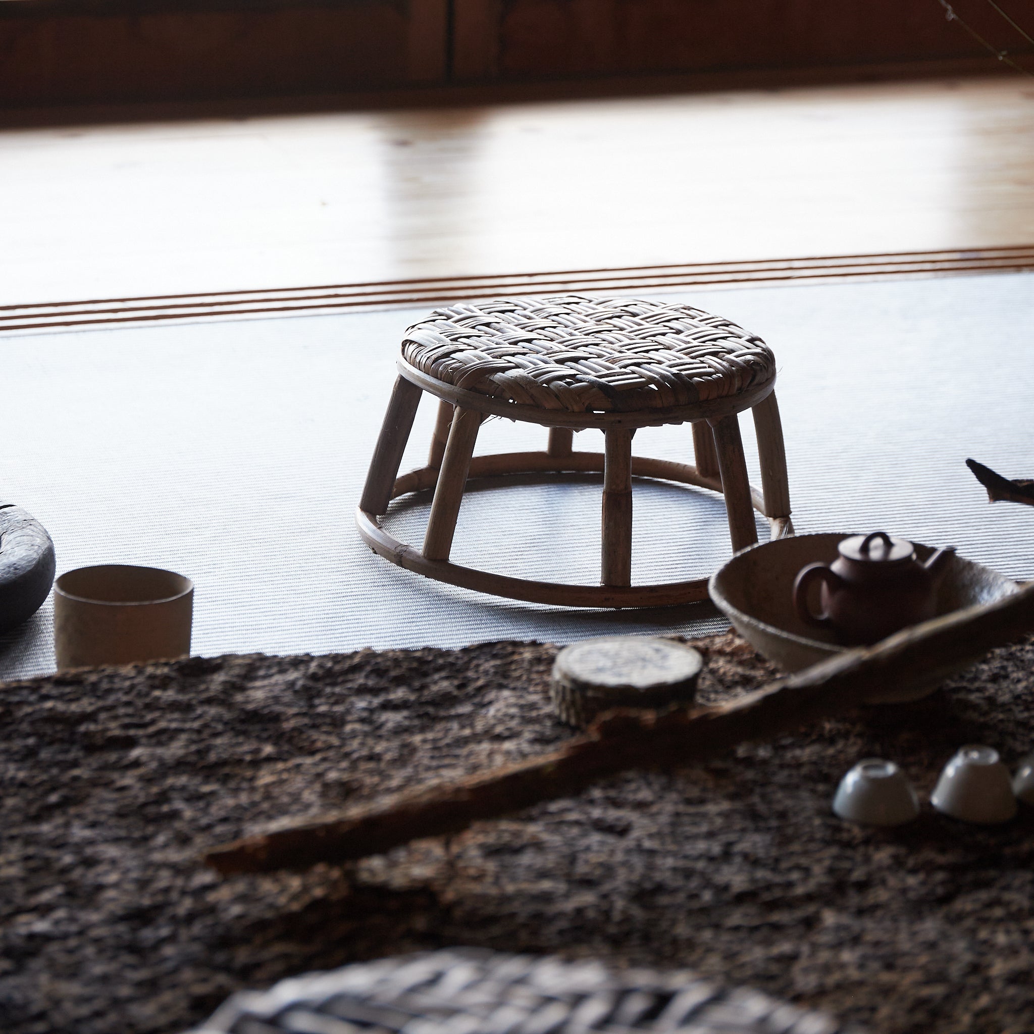 瑤族竹編矮凳 a1(近代, 西元19–20世紀)