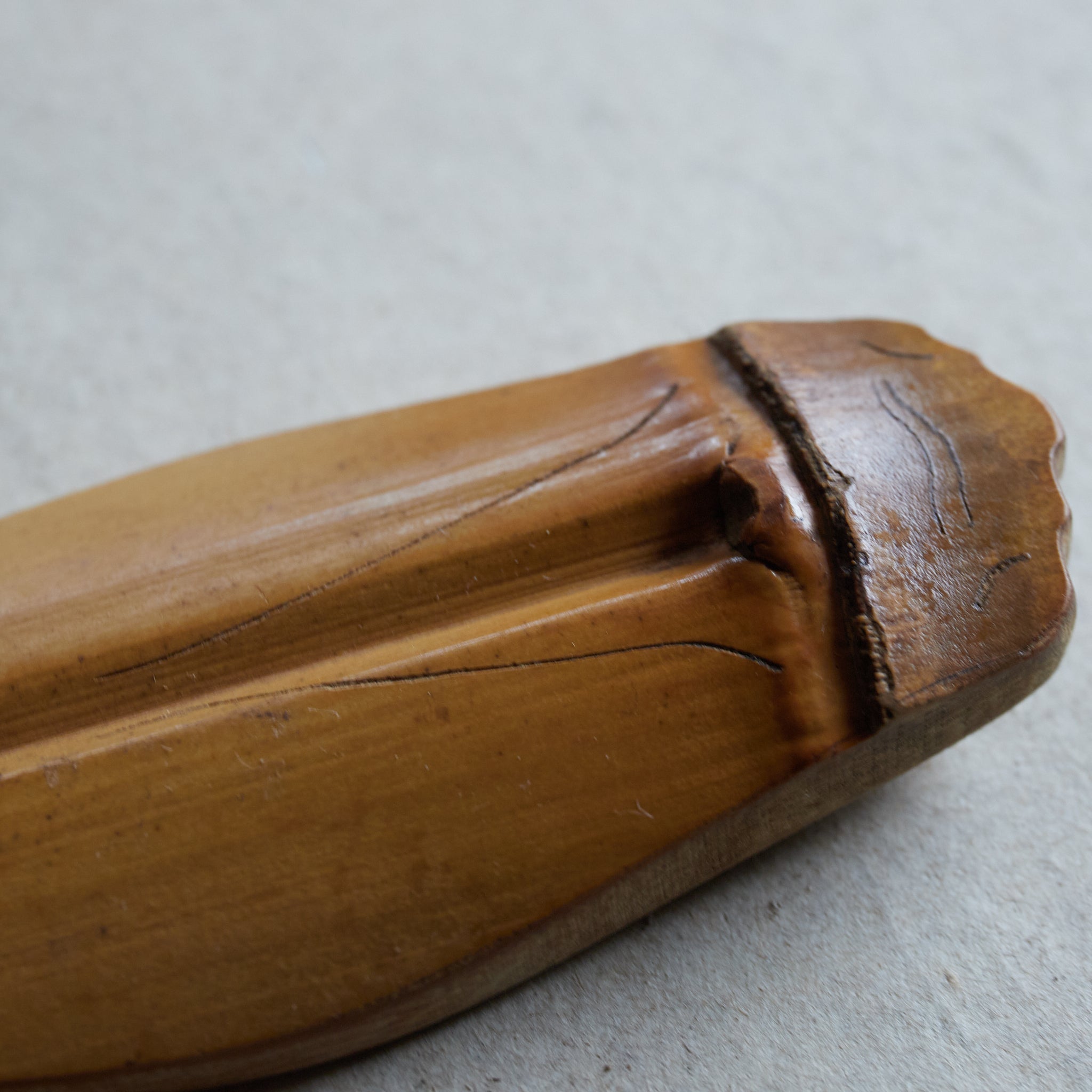CICADA-SHAPED BAMBOO TEA SCOOP, Meiji Period(1868–1912CE)