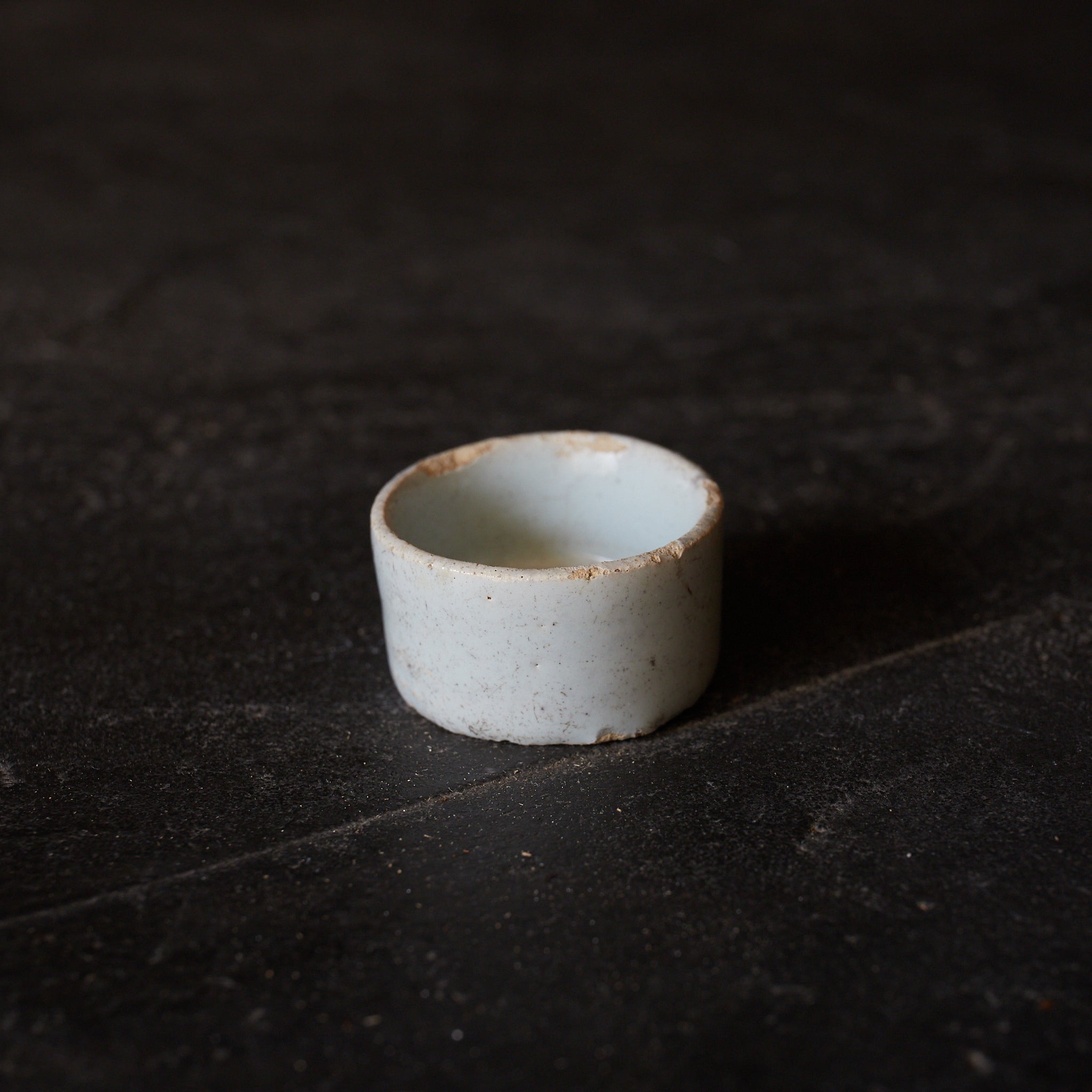 SMALL CUP, Delftware, white-glazed, 3, Dutch Antique, Early Modern Period(16th–19th centuries)