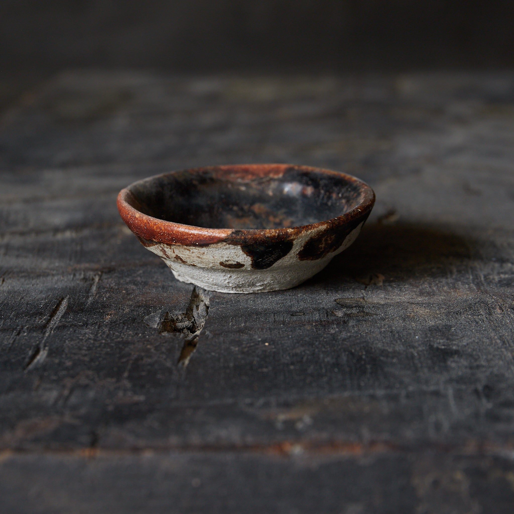 SAKE-BECHER, Braun glasiert, Khmer-Dynastie, Mittelalter(12.–16. Jahrhundert)