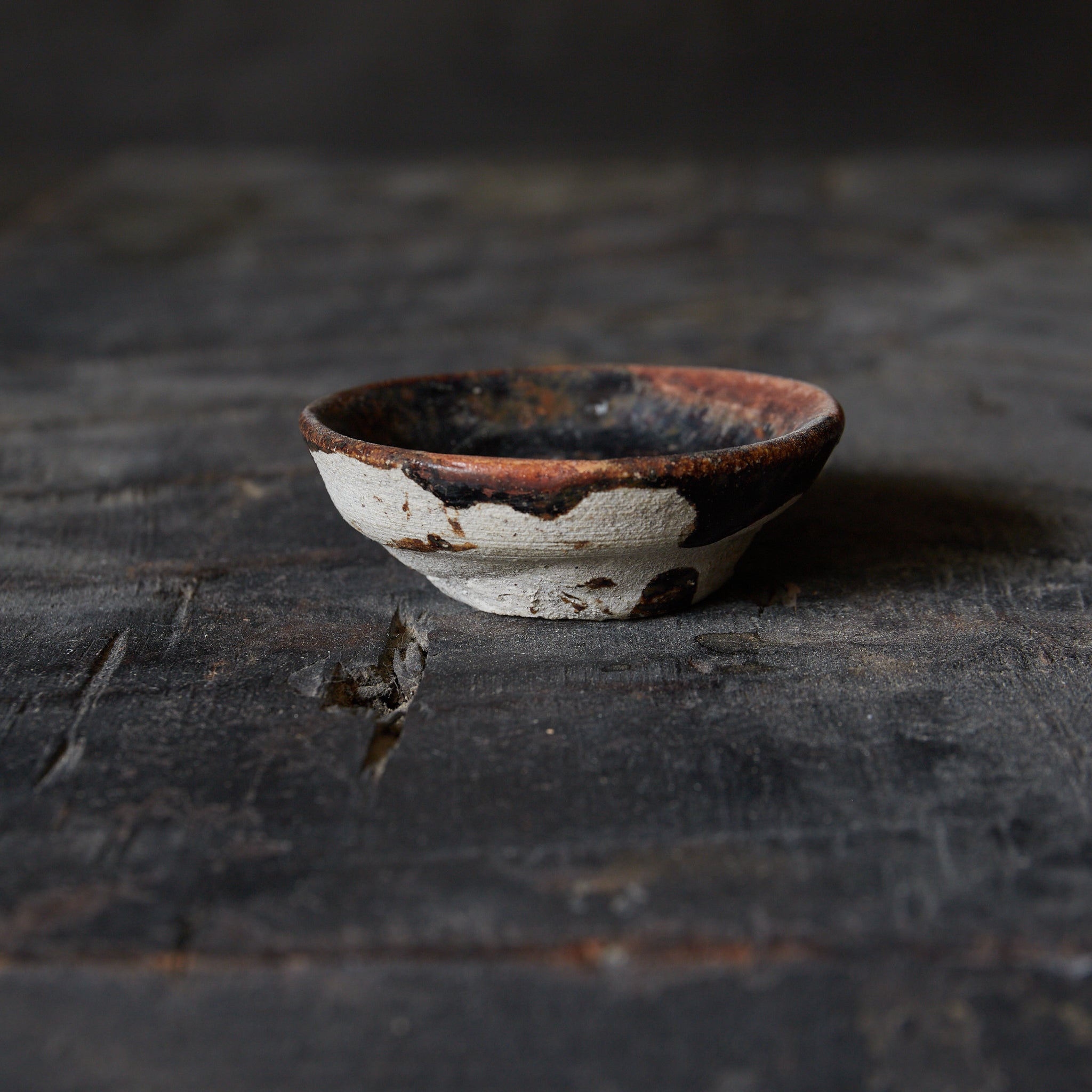 SAKE-BECHER, Braun glasiert, Khmer-Dynastie, Mittelalter(12.–16. Jahrhundert)