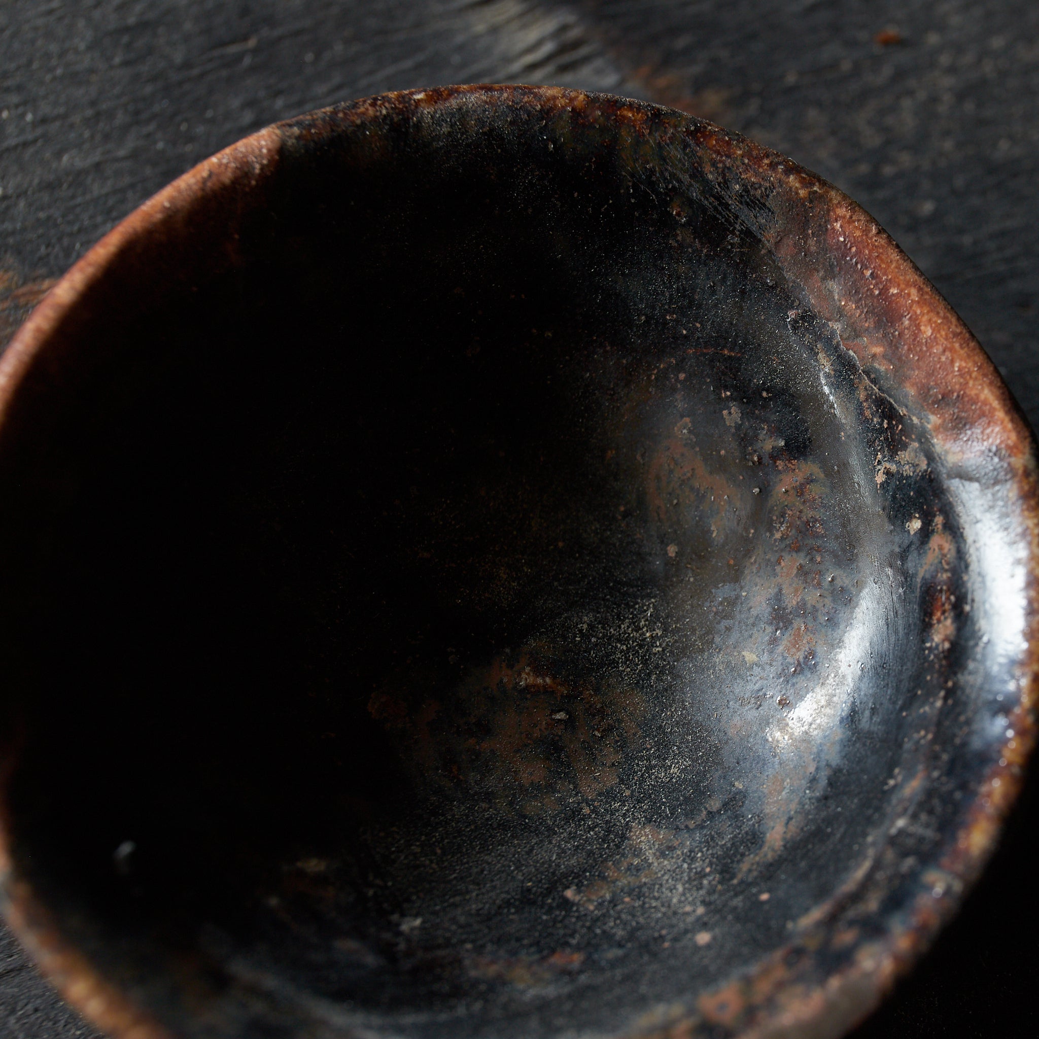 SAKE-BECHER, Braun glasiert, Khmer-Dynastie, Mittelalter(12.–16. Jahrhundert)