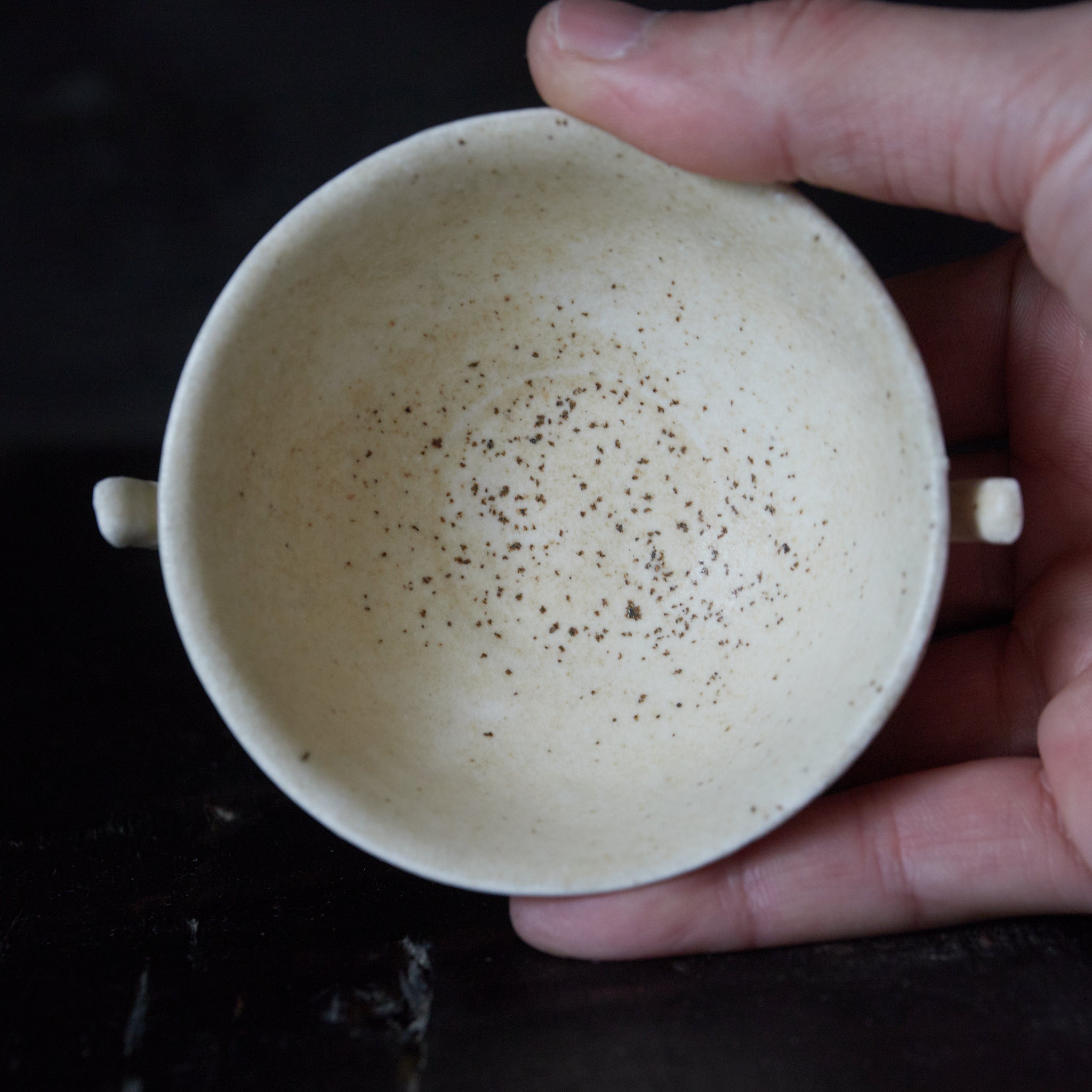 CUP, Xingzhou kiln, with handles, Tang Dynasty(618-907CE)