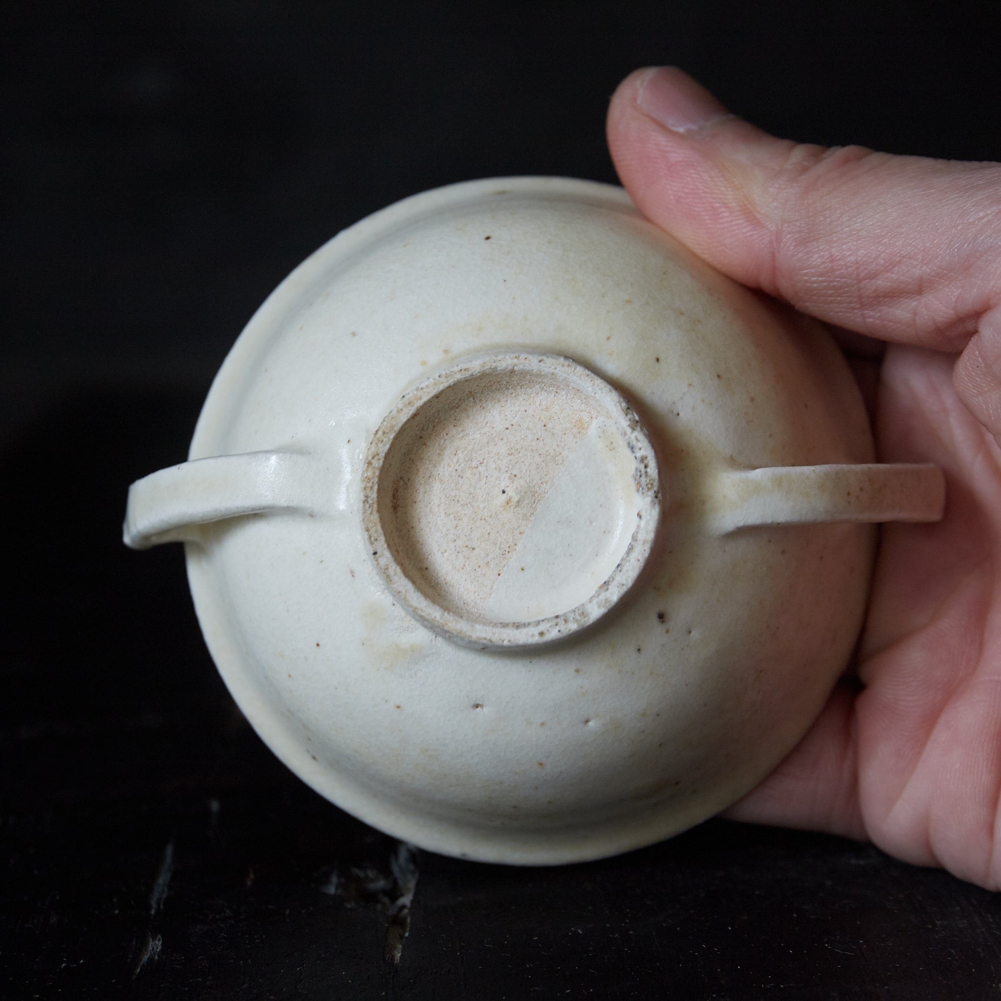 CUP, Xingzhou kiln, with handles, Tang Dynasty(618-907CE)