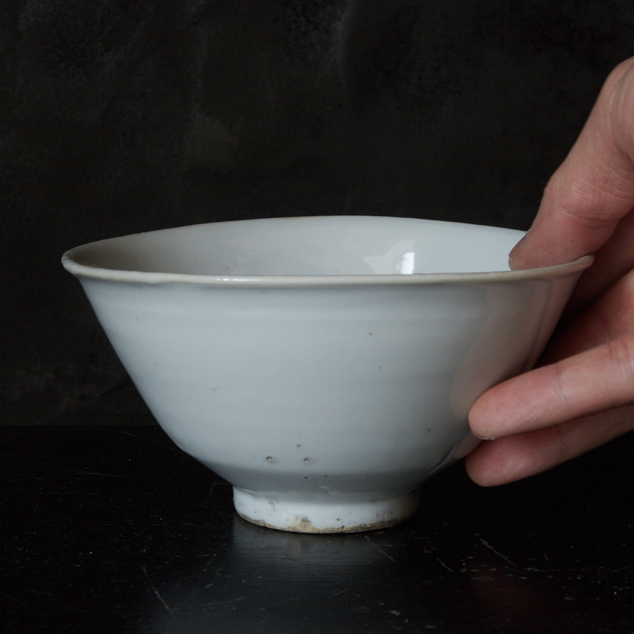 BOL À THÉ, Porcelaine blanche, Dynastie Qing(1616–1911 apr. J.-C.)