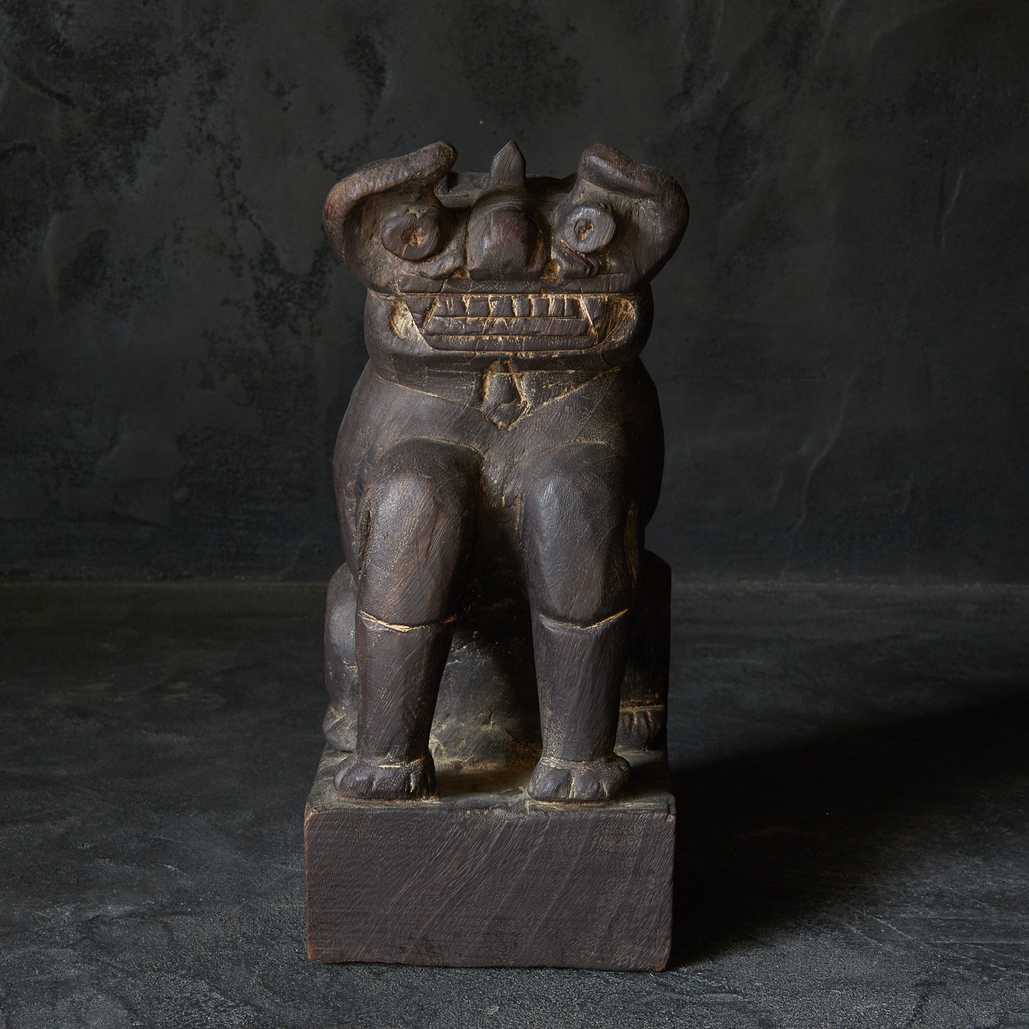 LÖWENSTATUE, Paar, Edo-Zeit(1603–1867 n. Chr.)