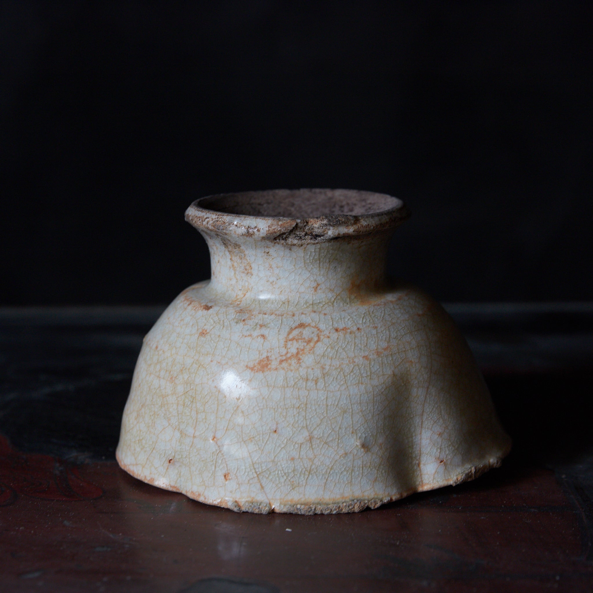 FOLIATED CUP, Hutian Ware / yingqing, pale celadon, Song Dynasty(960–1279CE)