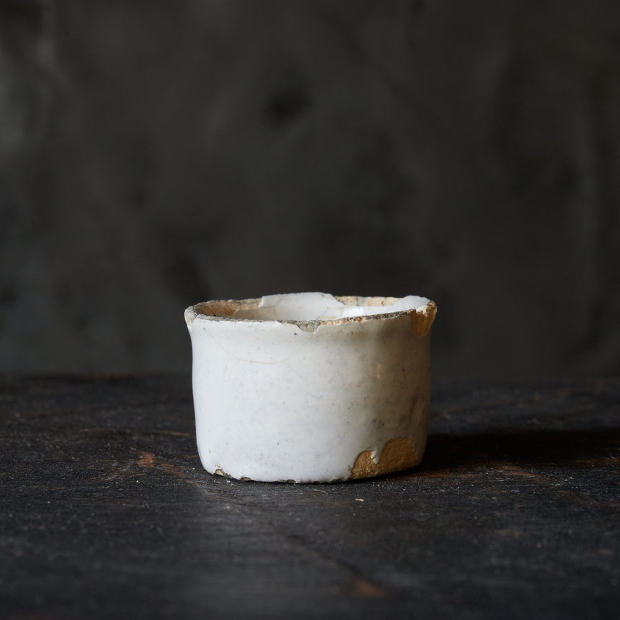 オランダアンティーク 白釉デルフト 小杯(近世:16–19世紀)