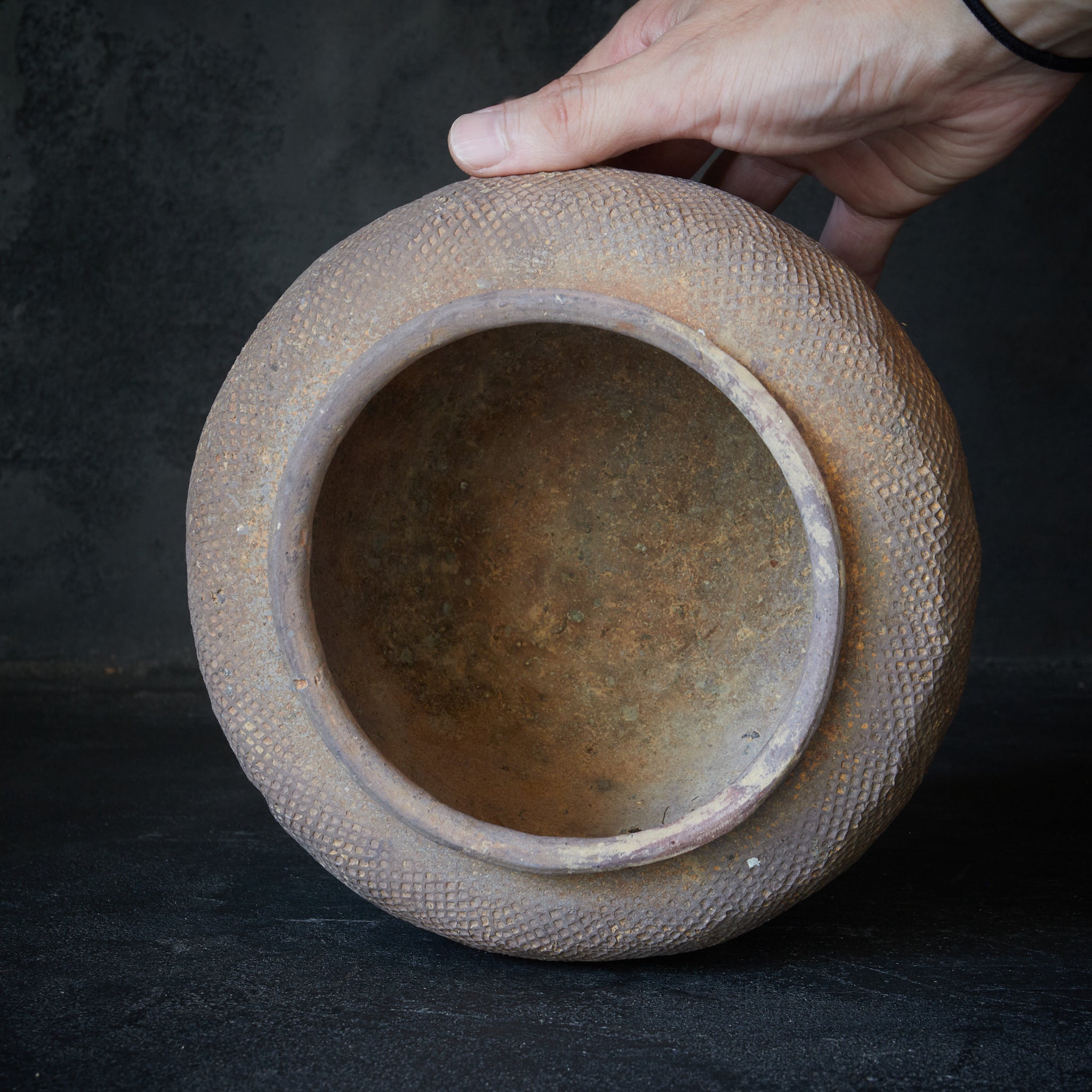 POT MET STEMPELDECOR, Lente en Strijdende Staten(770–221 v.Chr.)