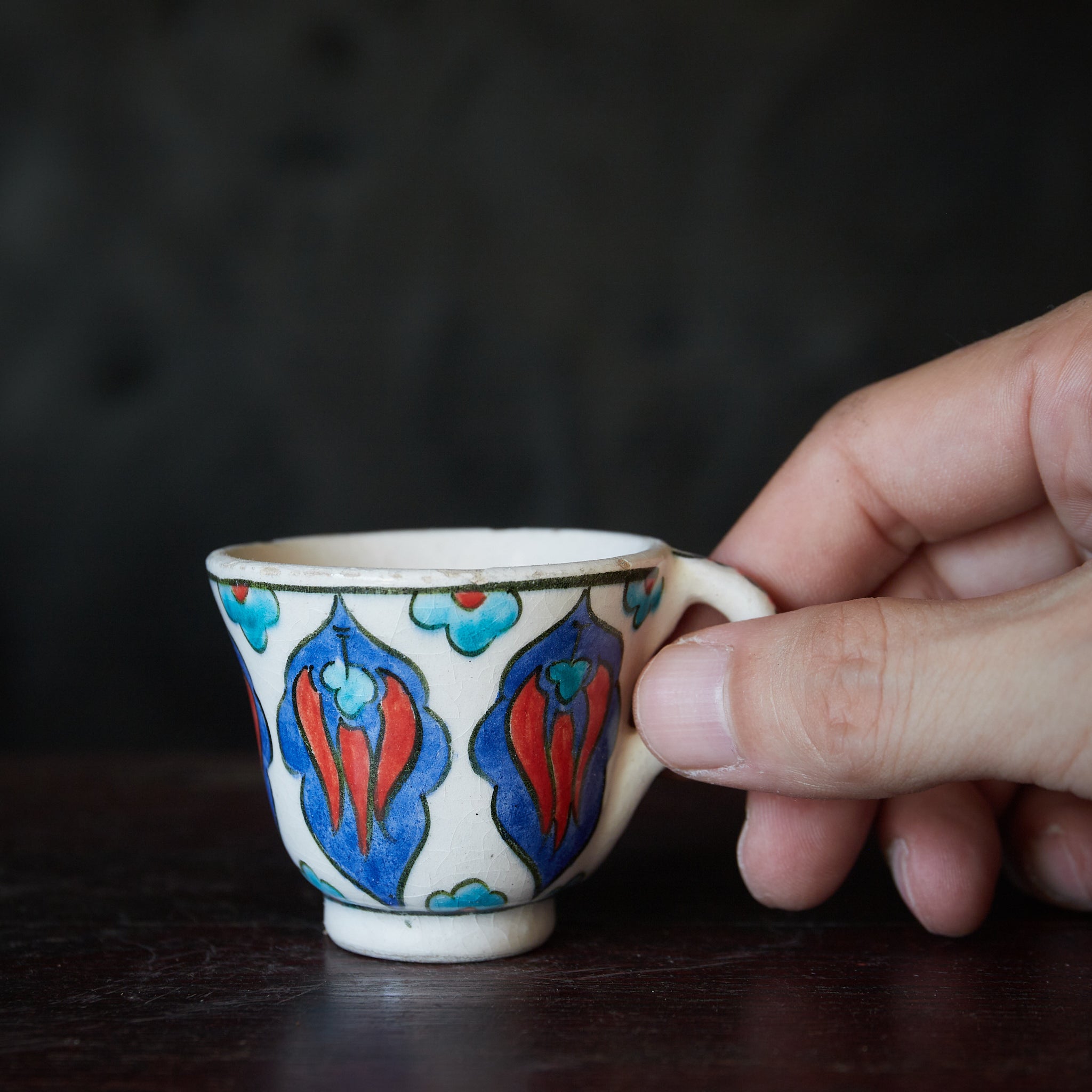 DEMITASSE-TASSE, Türkisch, 19. Jh., Frühe Neuzeit(16.–19. Jahrhundert)