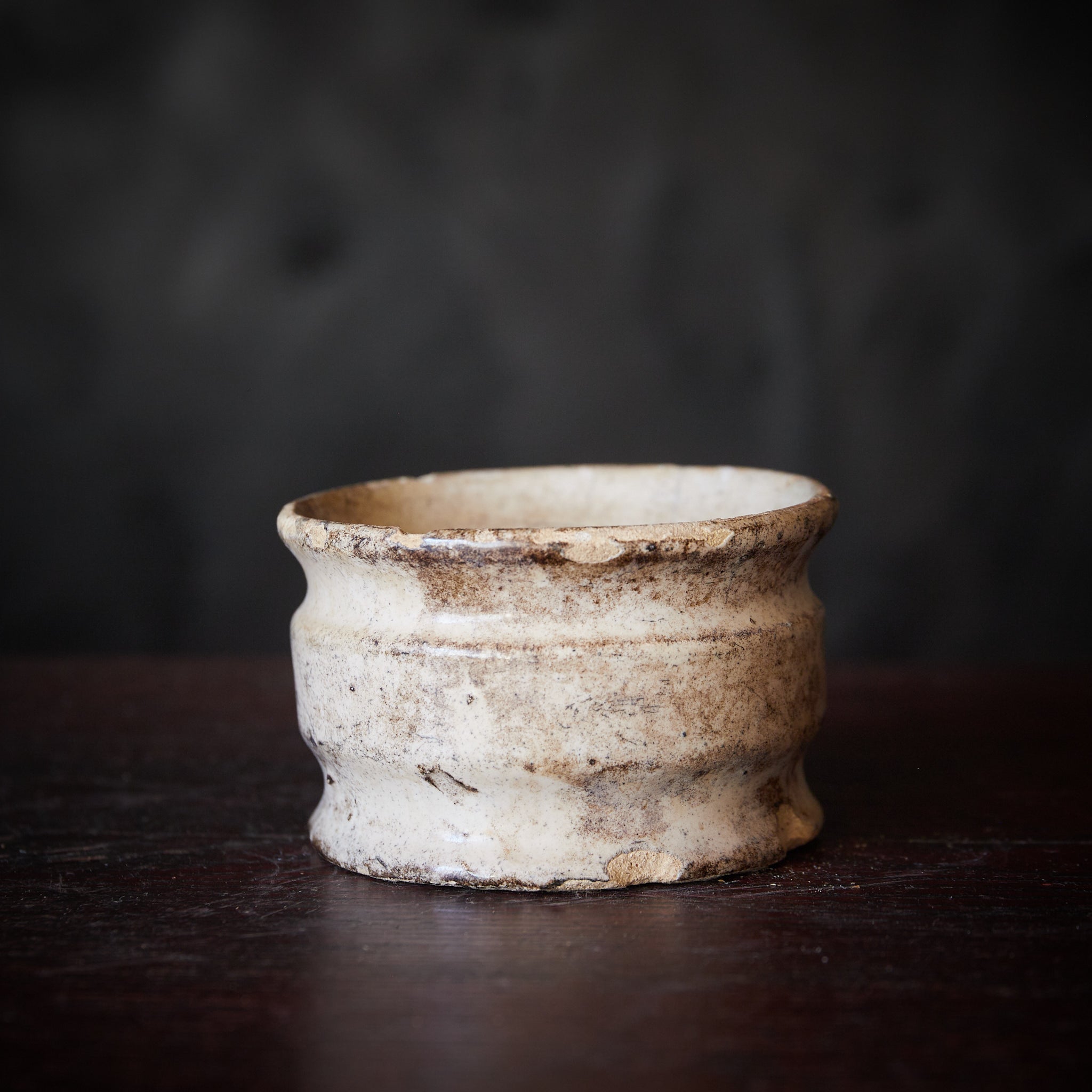 SMALL JAR, Delftware, white-glazed, Dutch Antique, Early Modern Period(16th–19th centuries)