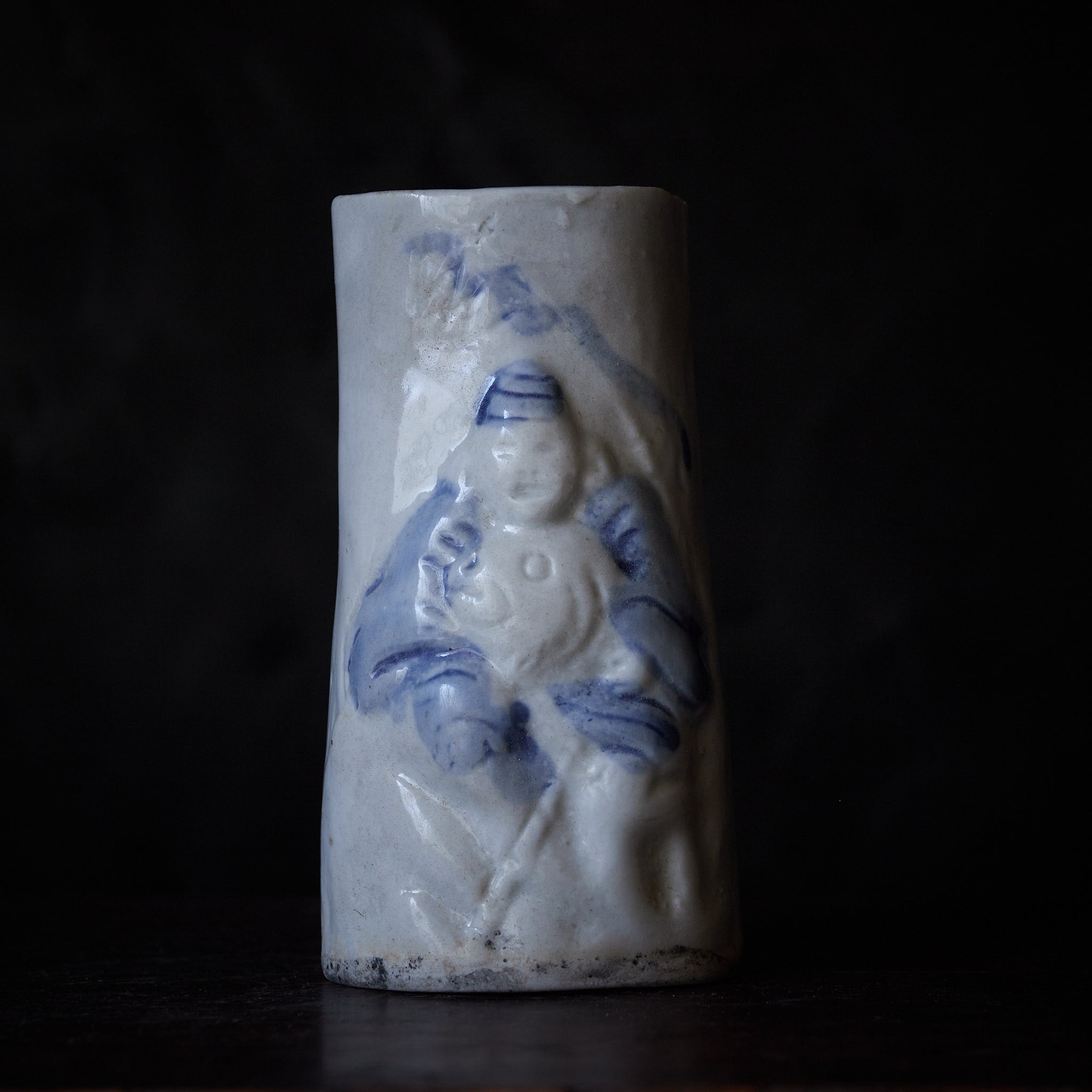 江戸時代 古伊万里布袋形掛花入(1603–1867CE)