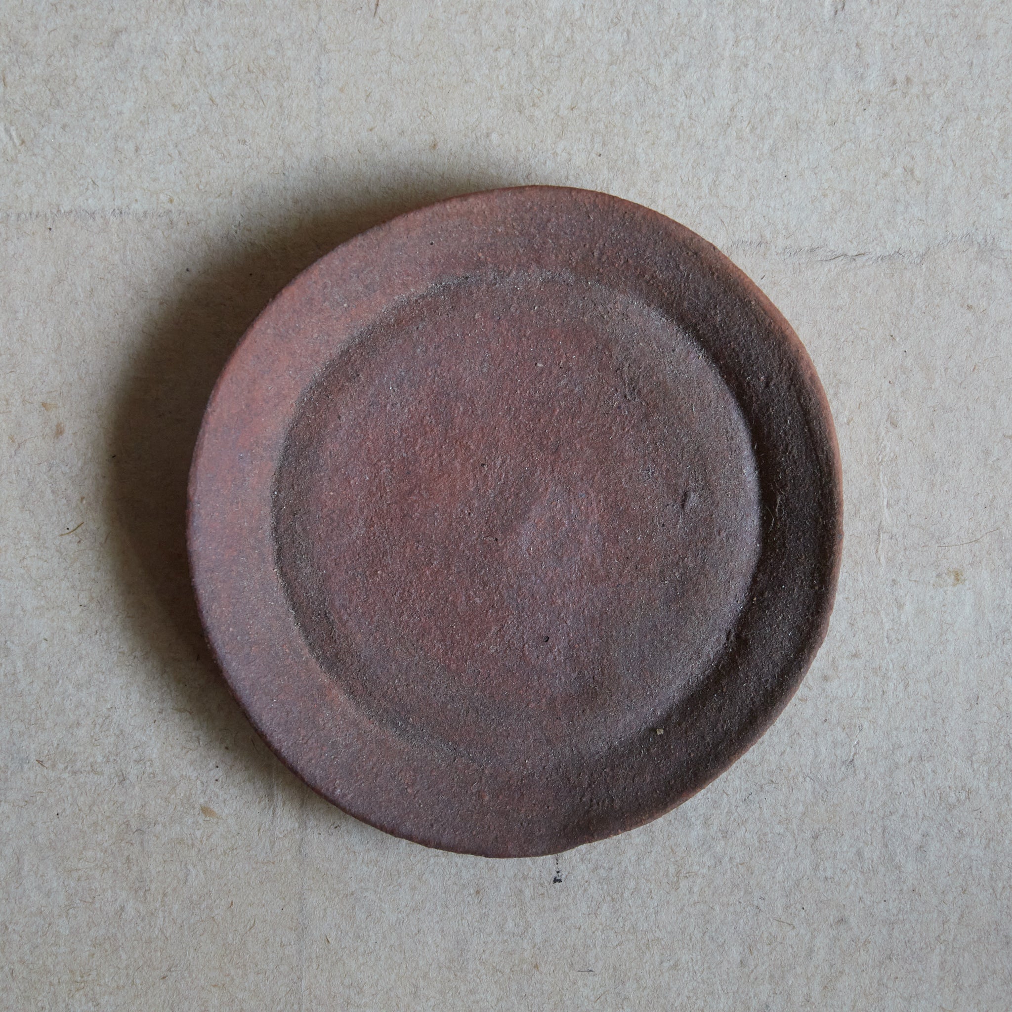 ASSIETTE À DESSERT, Bizen, ensemble de 5, Période Meiji–Taisho(1868–1926 apr. J.-C.)