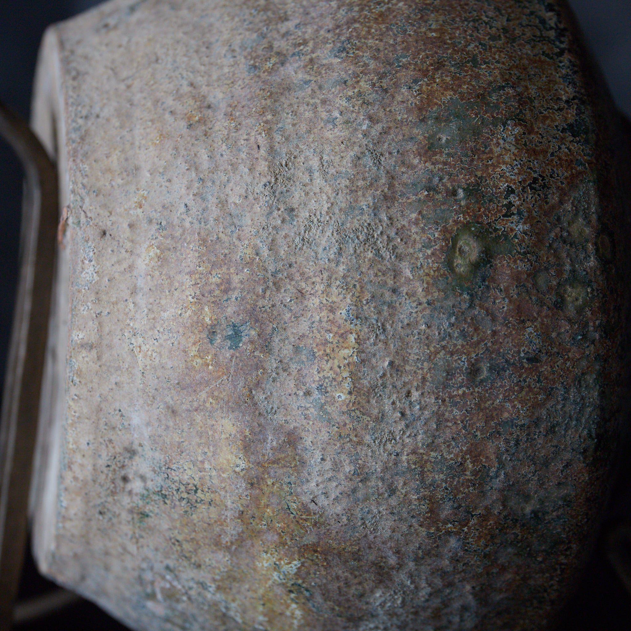 漢代 銀化緑釉小壷(206BCE–220CE)
