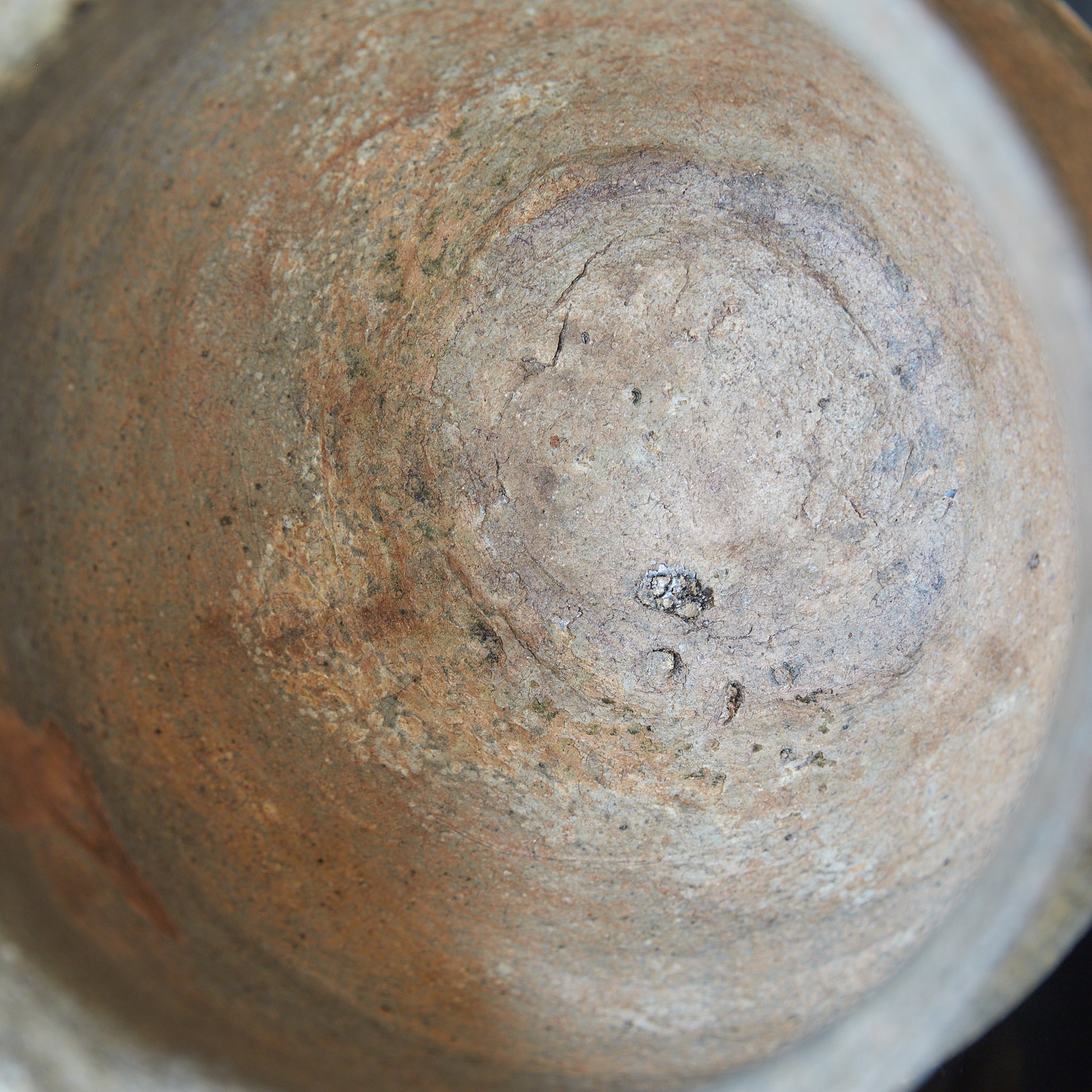 春秋戦国–漢代 布目文硬陶腰壺 みたて水指 木箱付(770BCE–220CE)