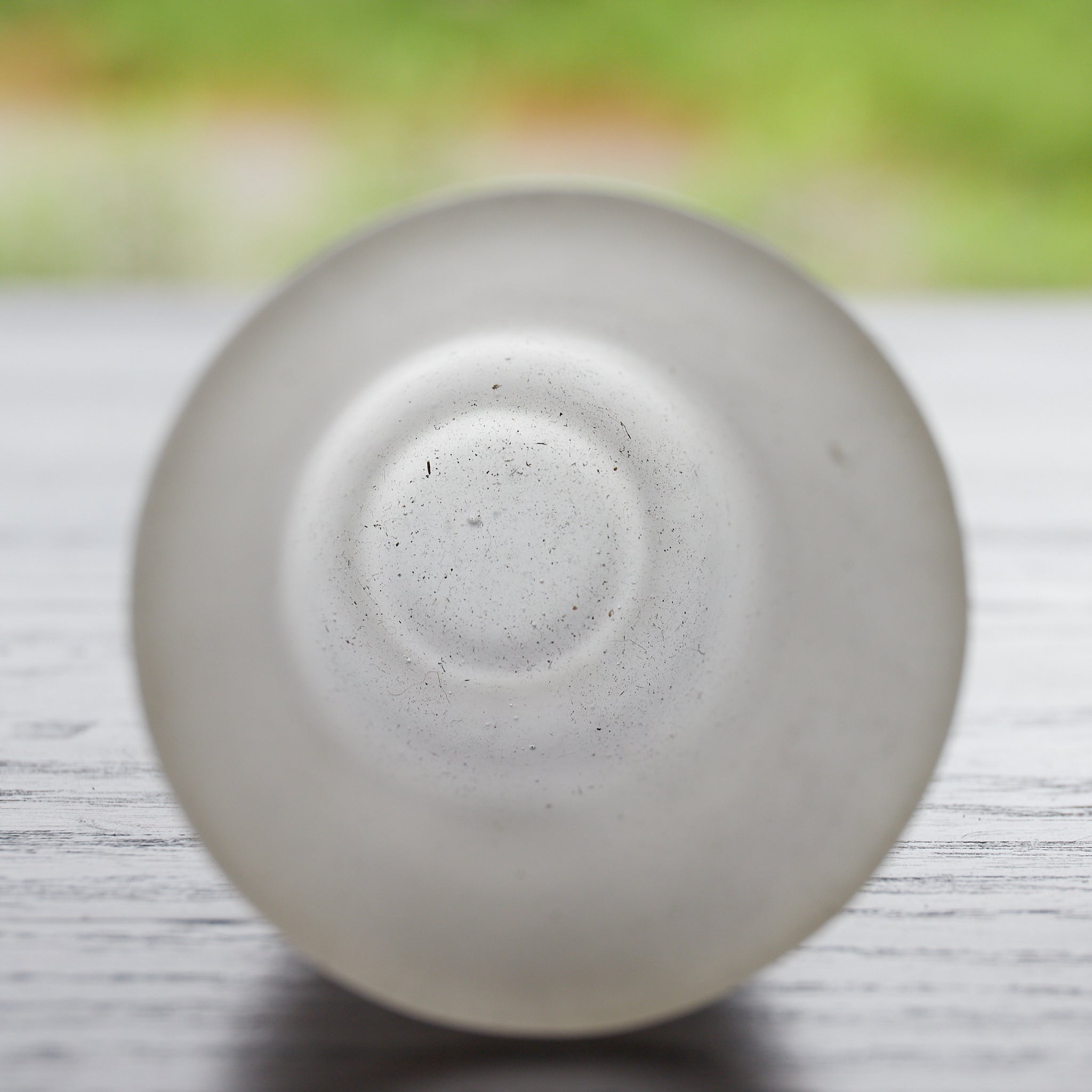 COPA DE VIDRIO ANTIGUO CON BURBUJAS, Juego de 4, Período Showa(1926–1989 d. C.)