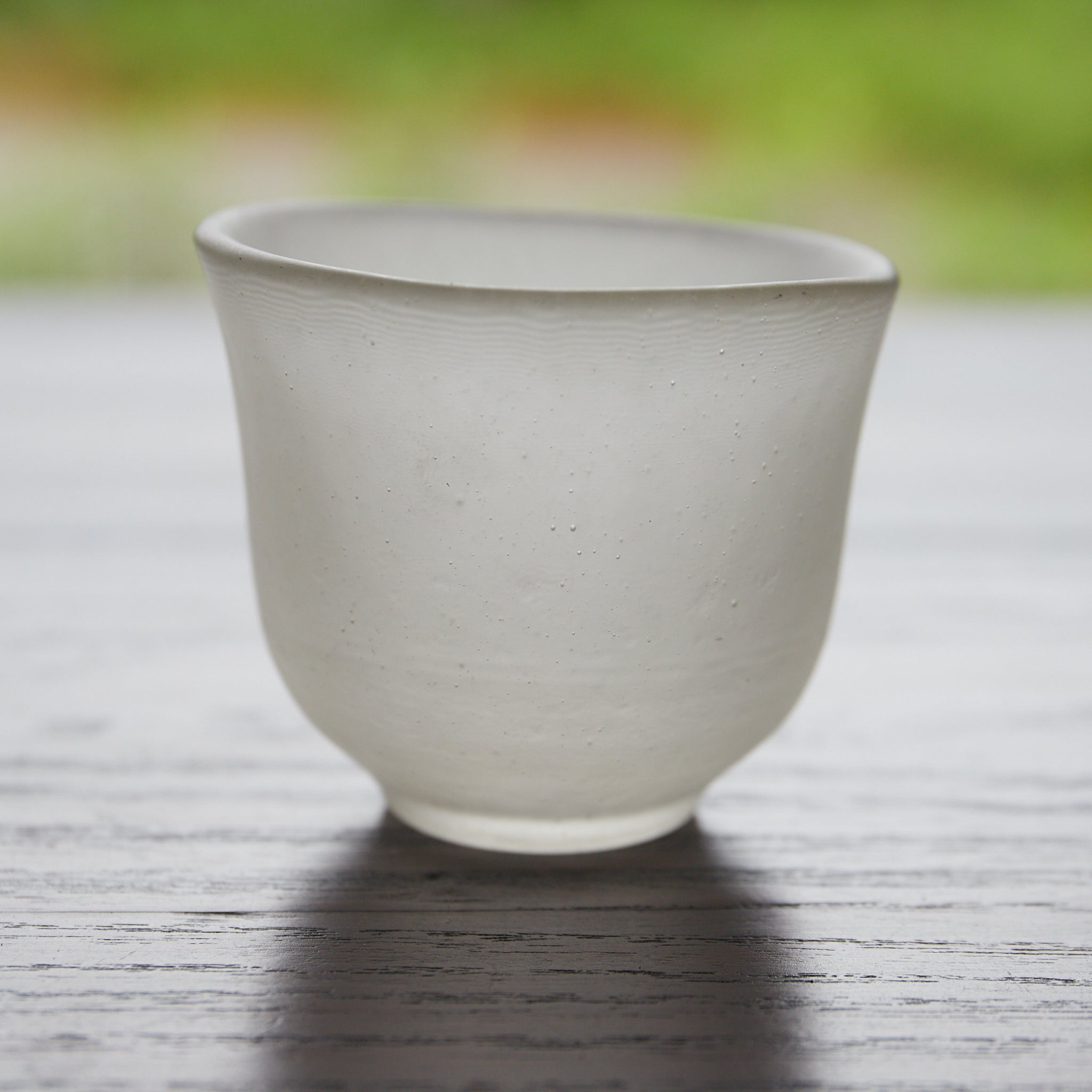 COPA DE VIDRIO ANTIGUO CON BURBUJAS, Juego de 4, Período Showa(1926–1989 d. C.)
