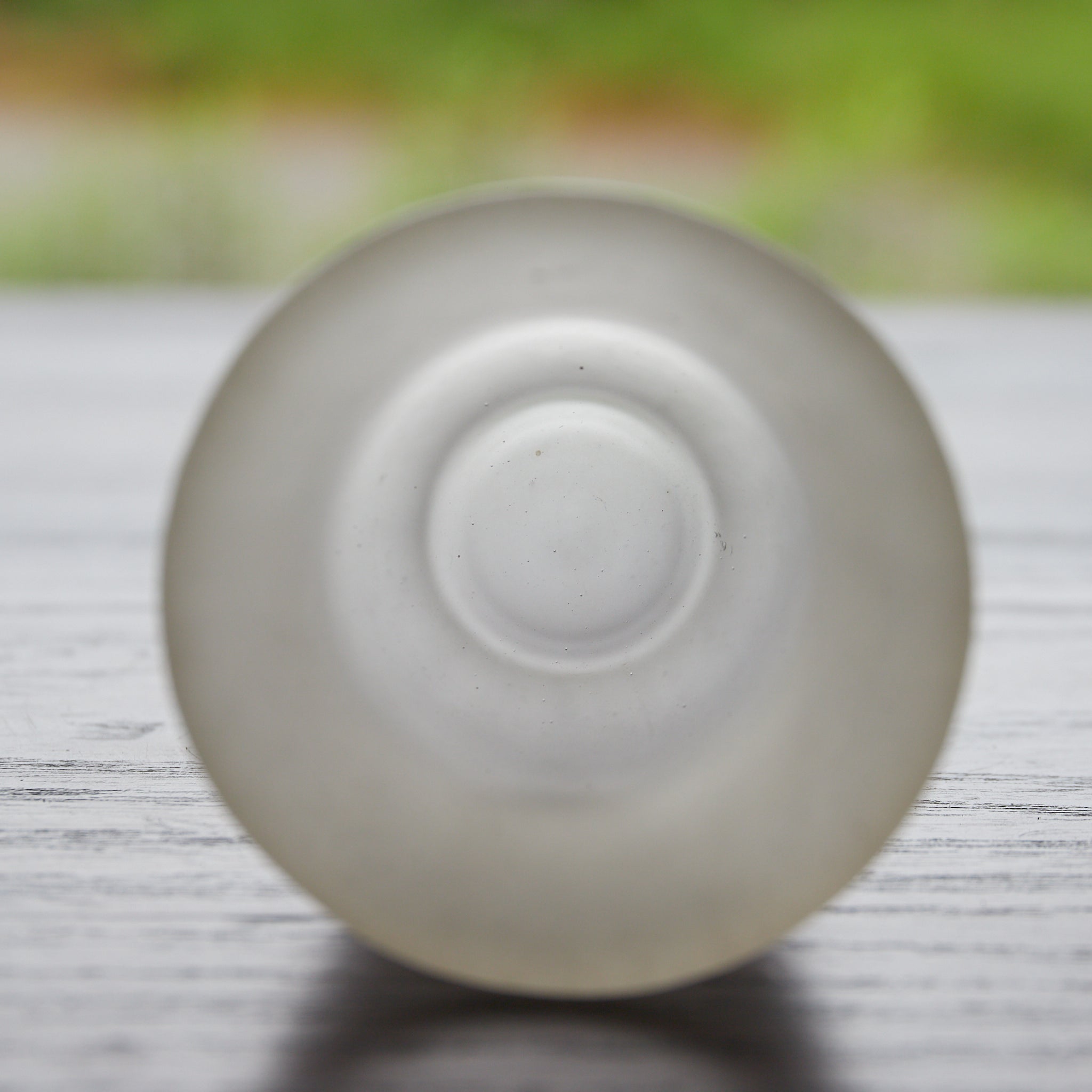 COPA DE VIDRIO ANTIGUO CON BURBUJAS, Juego de 4, Período Showa(1926–1989 d. C.)