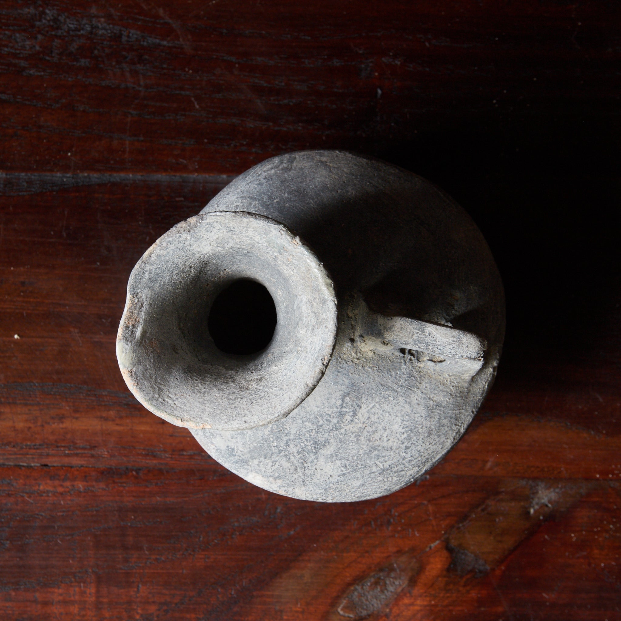 BOTELLA PLANA, Cerámica Sue, Período Nara–Heian(710–1185 d. C.)